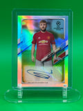 2020-21 Topps Chrome UEFA Champions League Luke Shaw Autograph Manchester United England Auto