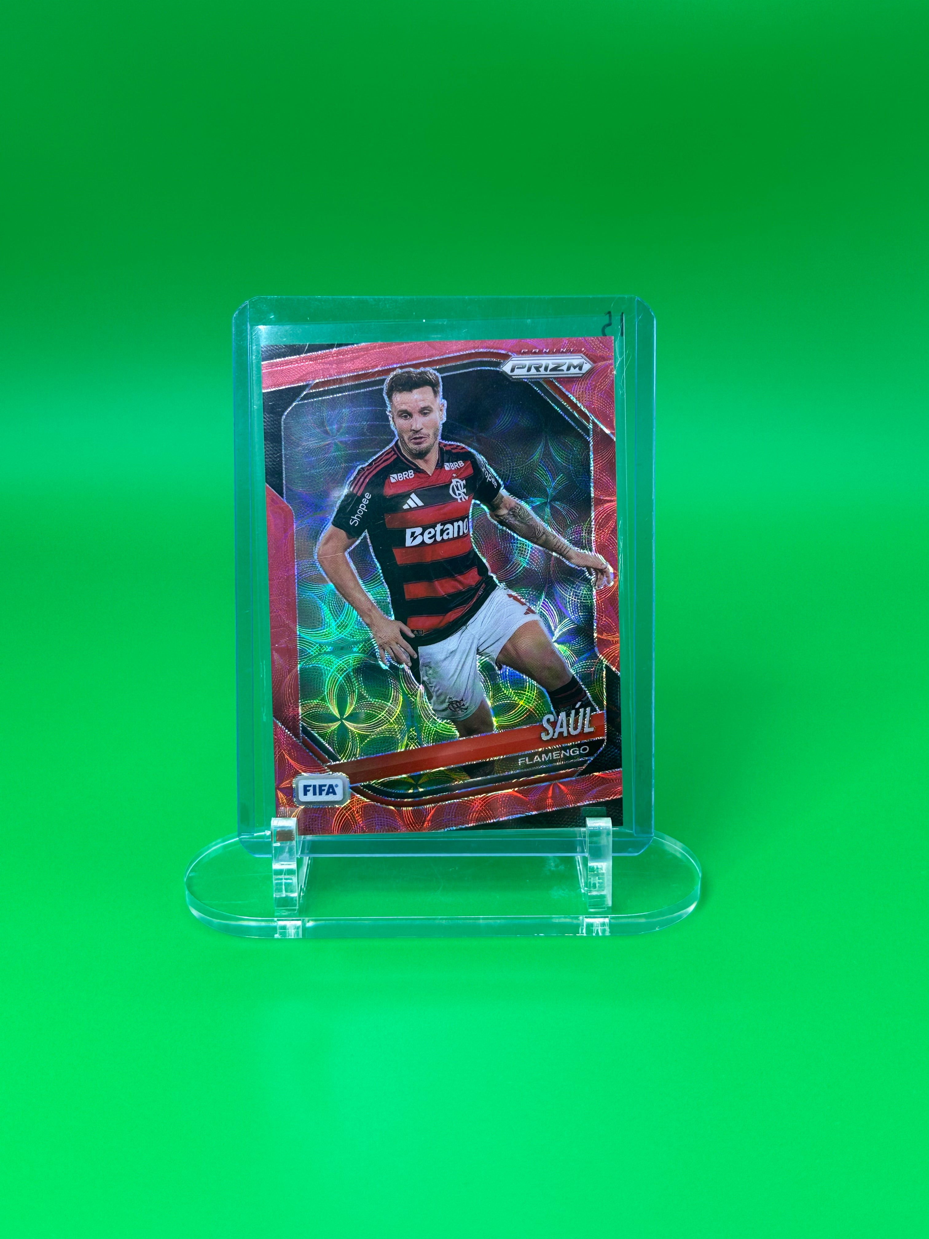 2025-26 Panini Prizm FIFA Saúl Red Choice Prizm #/88