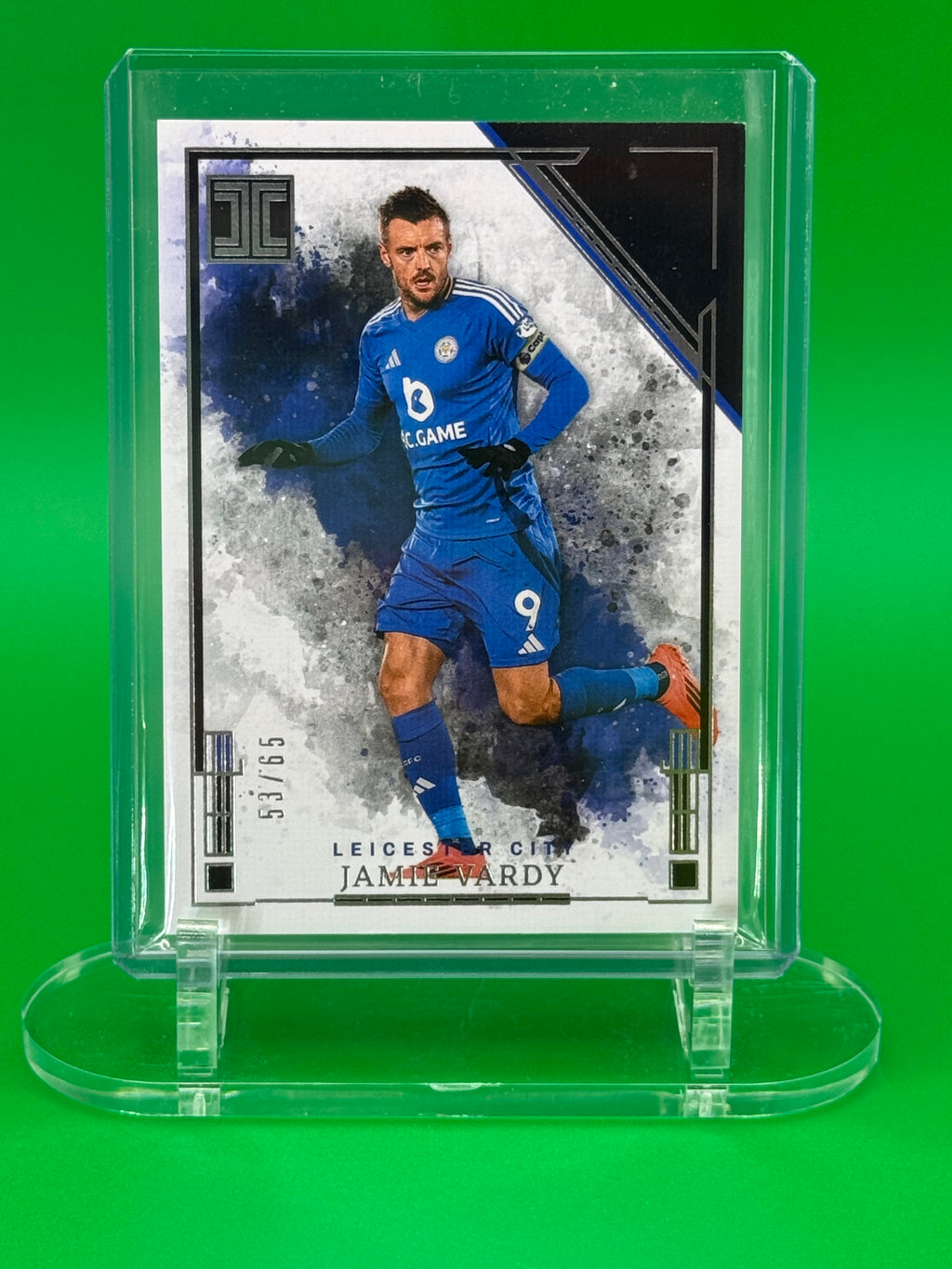 2024-25 Panini Impeccable Jamie Vardy 53/65 Leicester City Premier League
