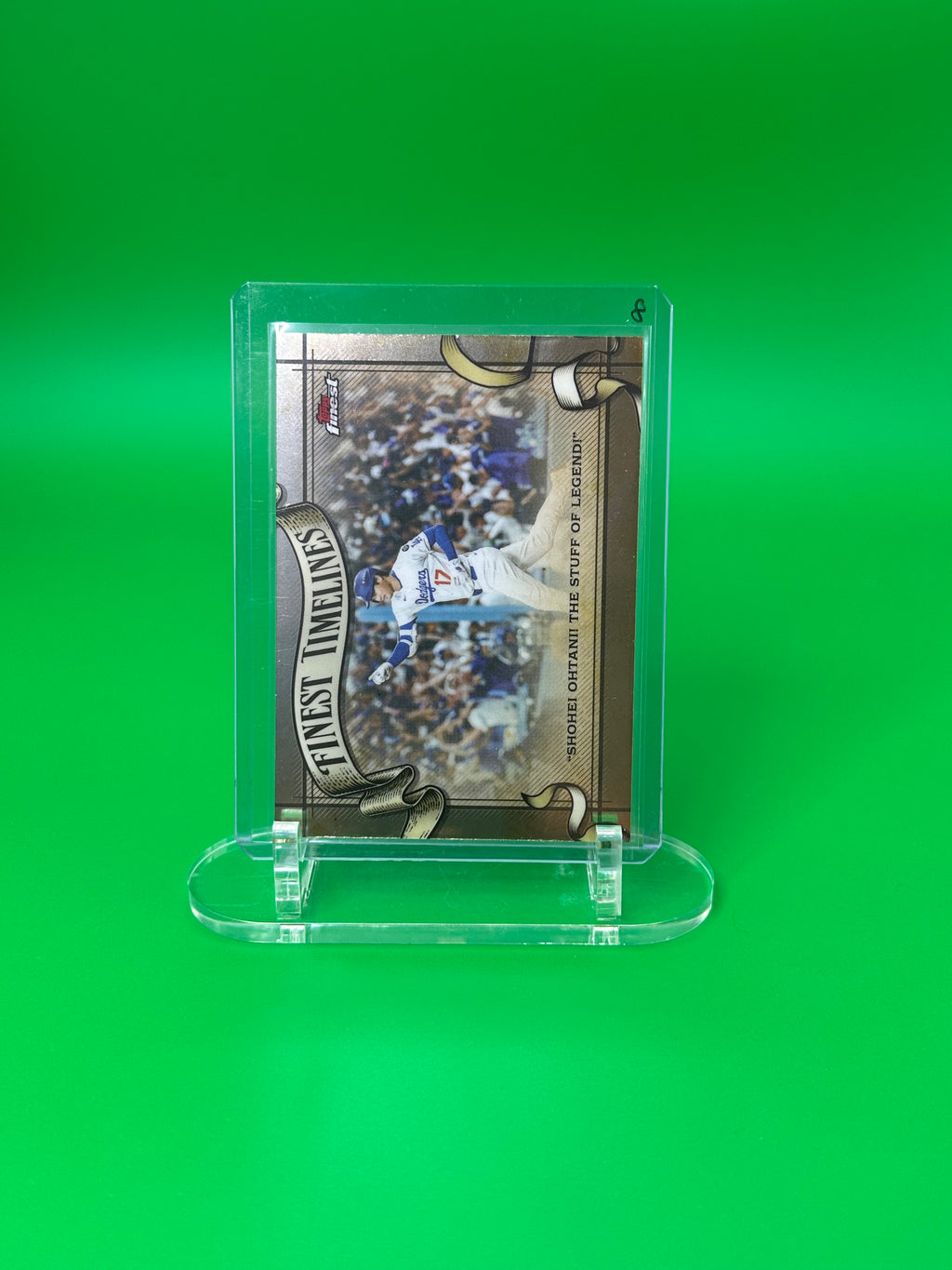 2026 Topps Finest Timelines Shohei Ohtani