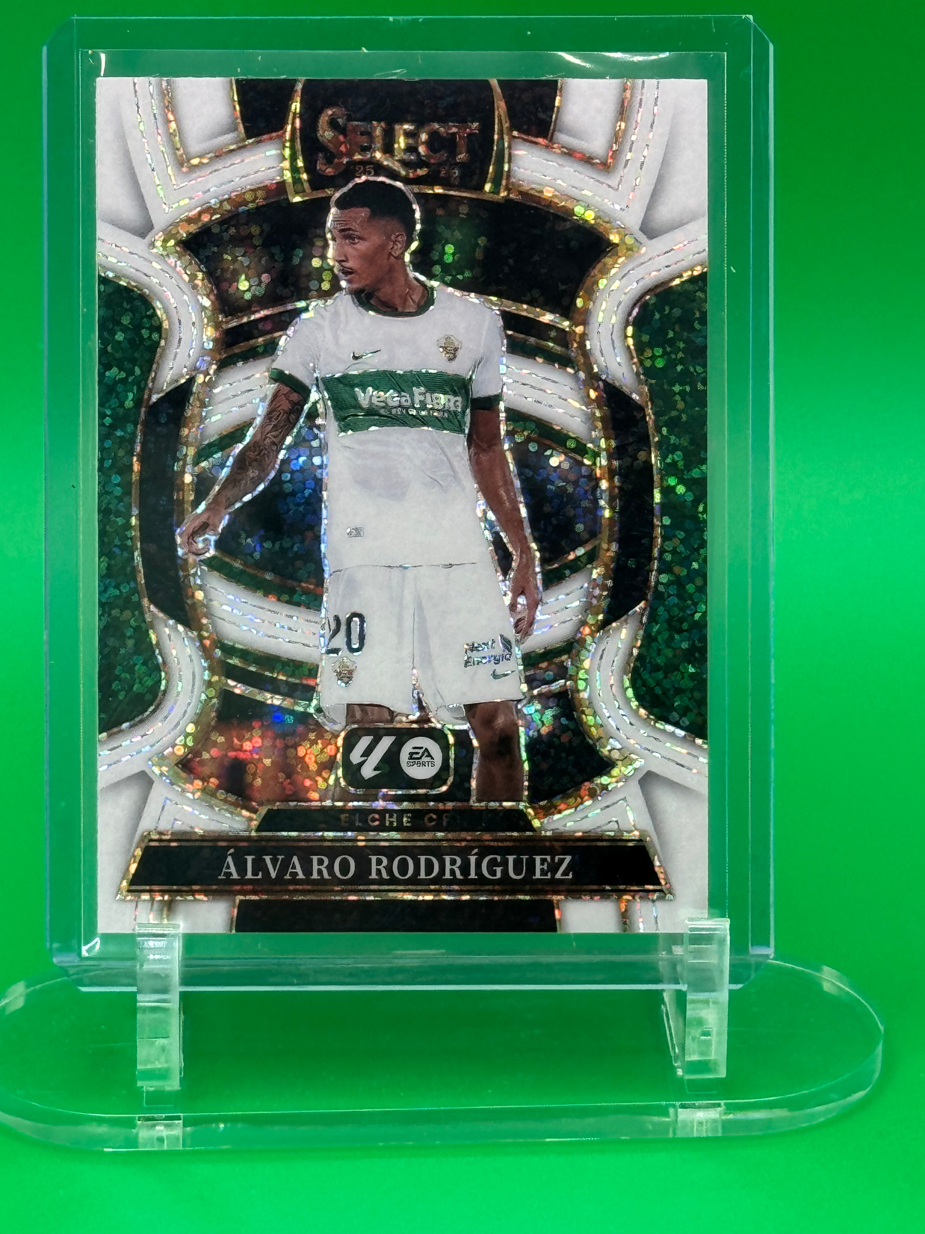 2025-26 Panini La Liga White Sparkle-Limited Release  ÁLVARO RODRÍGUEZ RC Terrace Elche CF