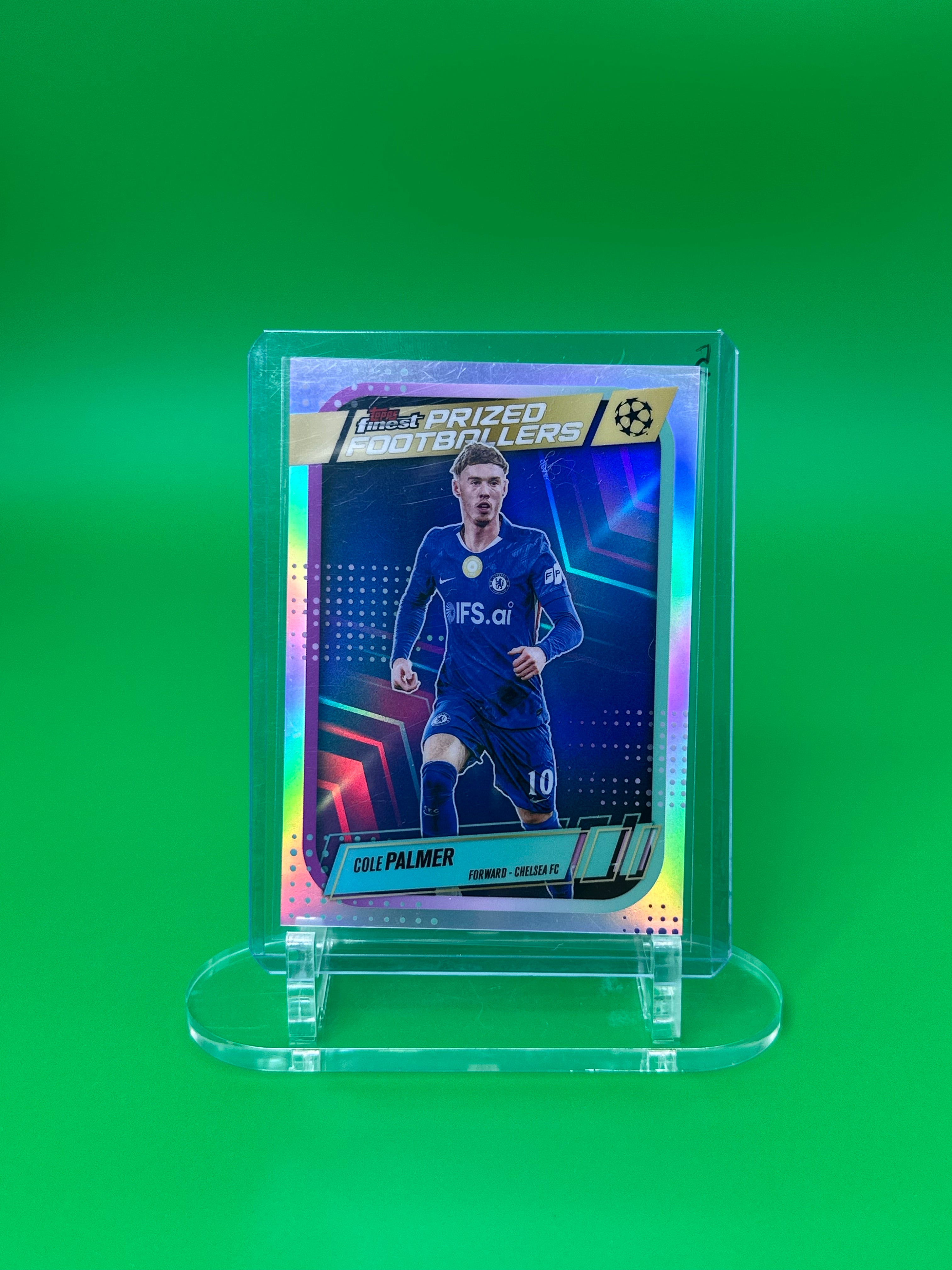 2025-26 Topps Finest UEFA Cole Palmer Finest Footballers Refractor