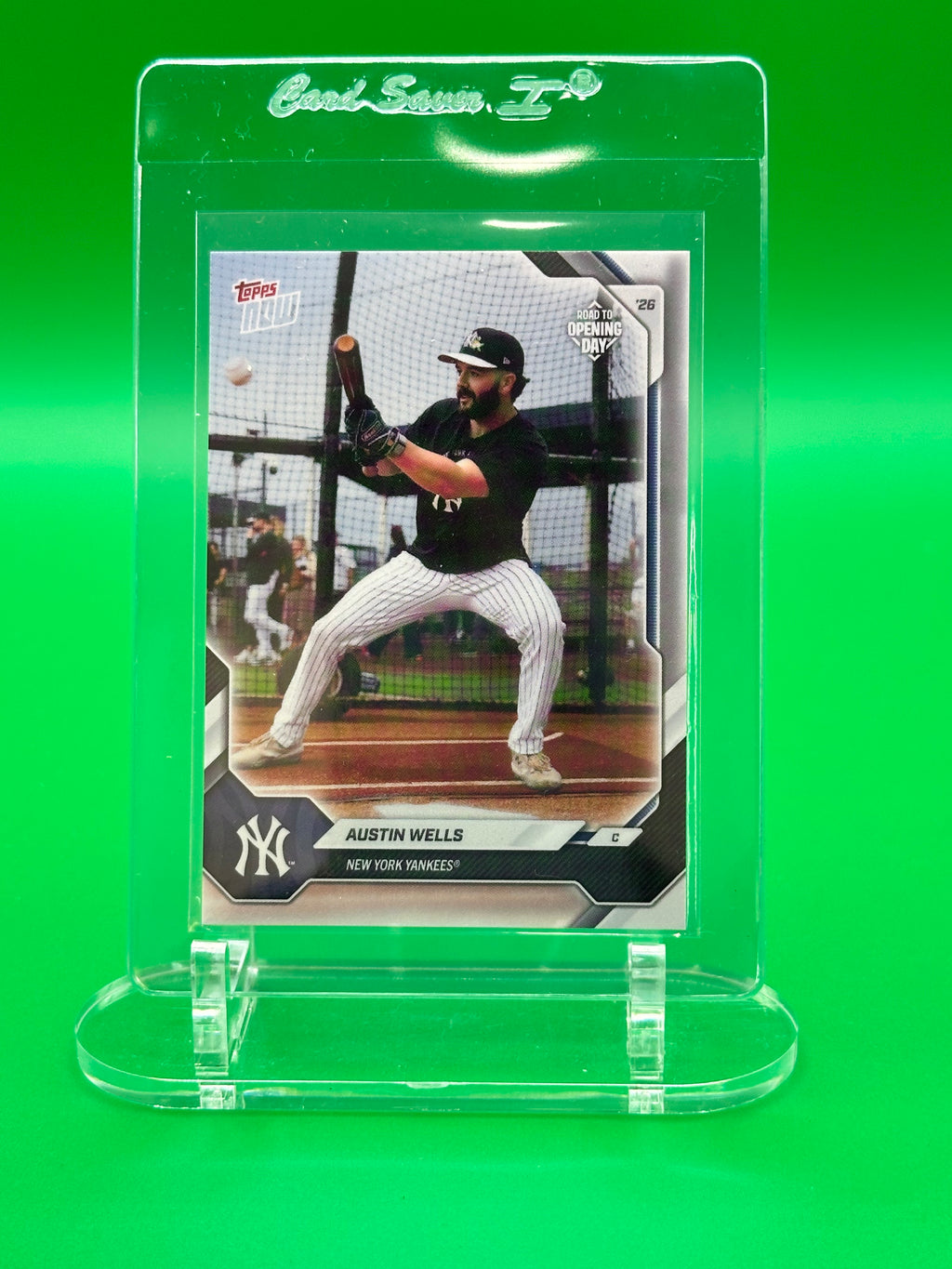 Austin Wells 2026 Topps Now Road To Opening Day Baseball Card