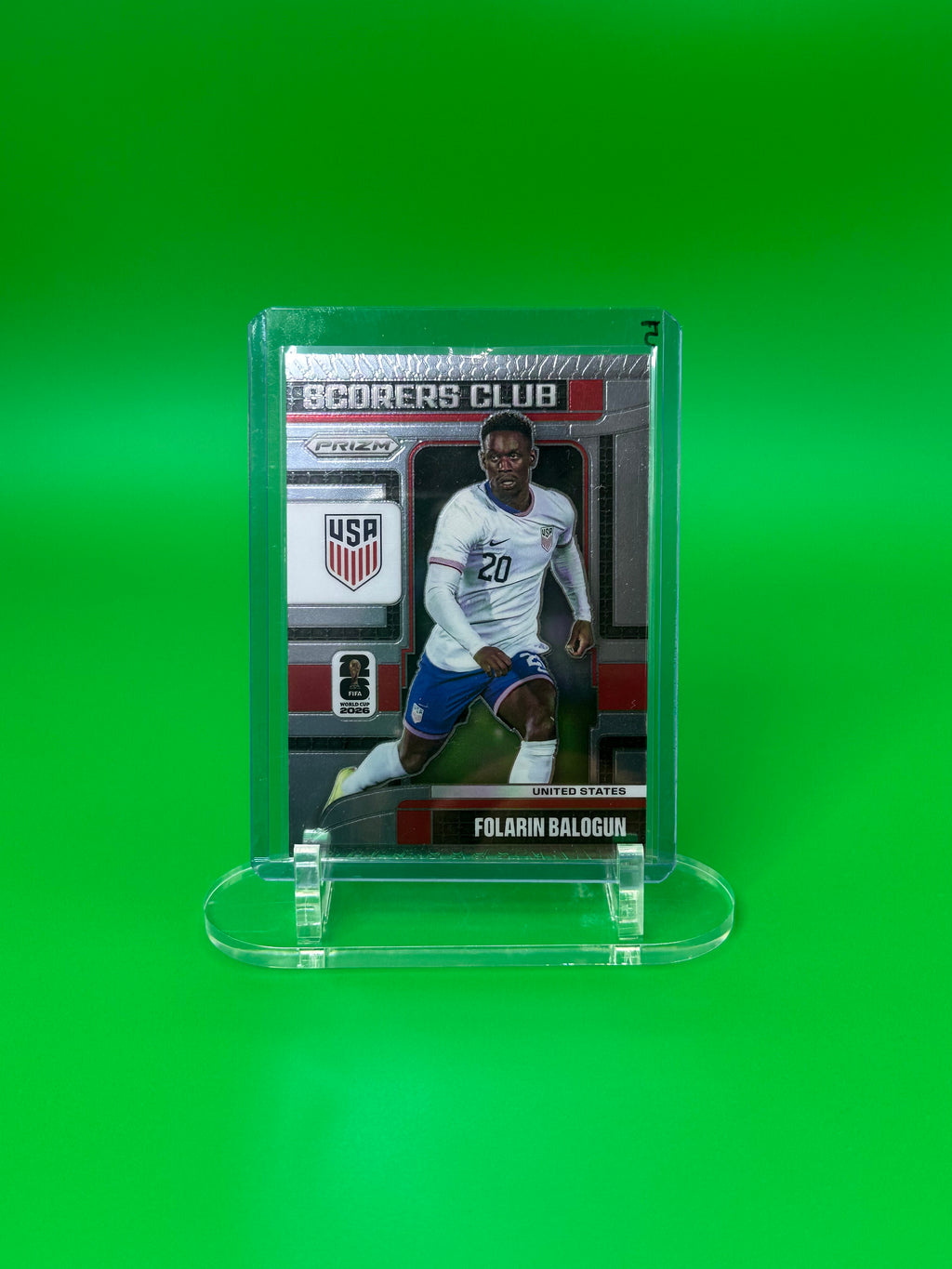 2026 Panini Prizm FIFA World Cup Folarin Balogun Scorers Club