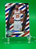 2025 Panini Prizm Mikal Bridges Red White Blue Prizm New York Knicks