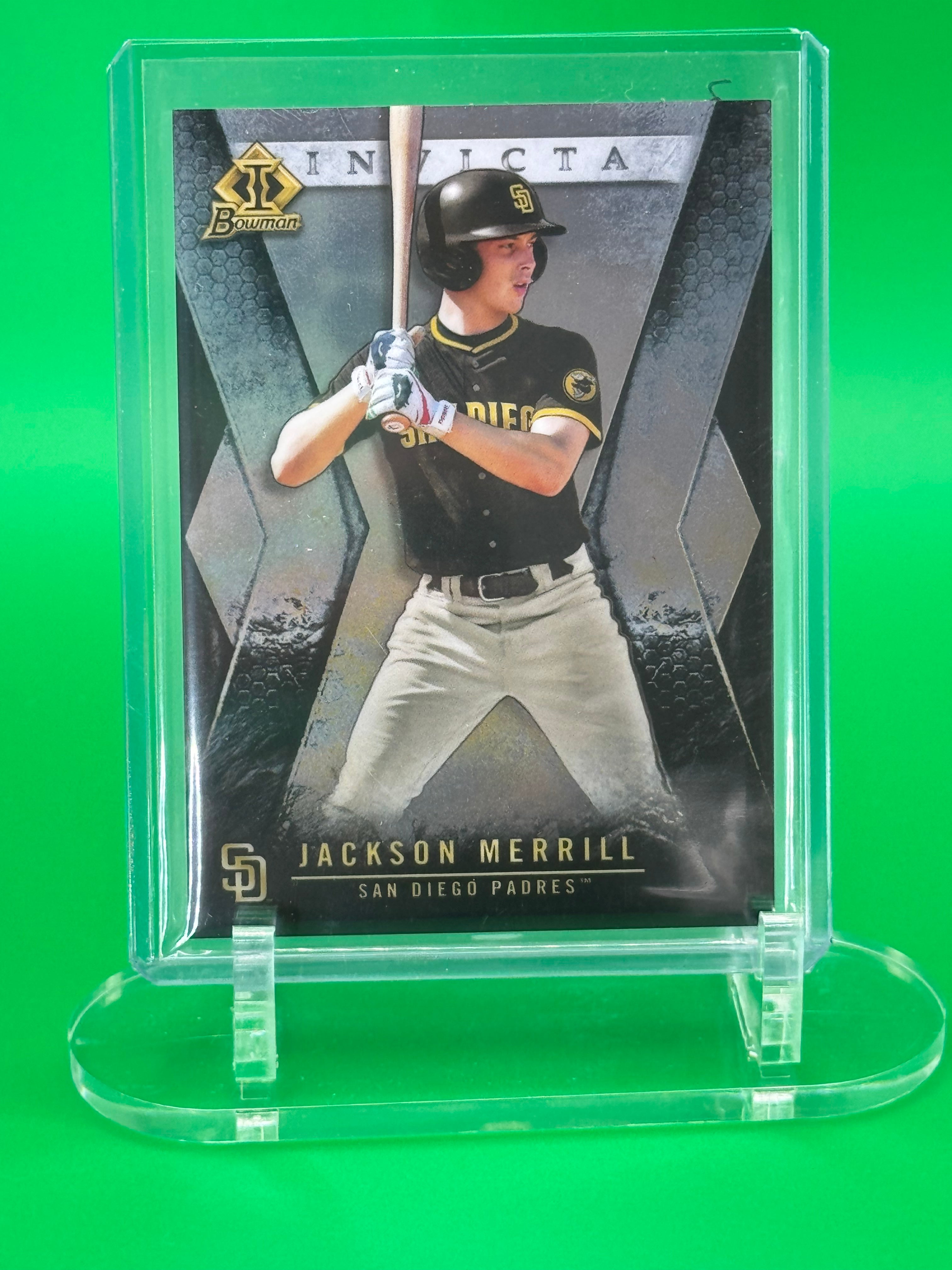 2021 Bowman InVicta JACKSON MERRILL Insert Prospect Card San Diego Padres