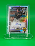 2021 Bowman Chrome 1st MAX FERGUSON Auto Refractor /499 Padres Prospect