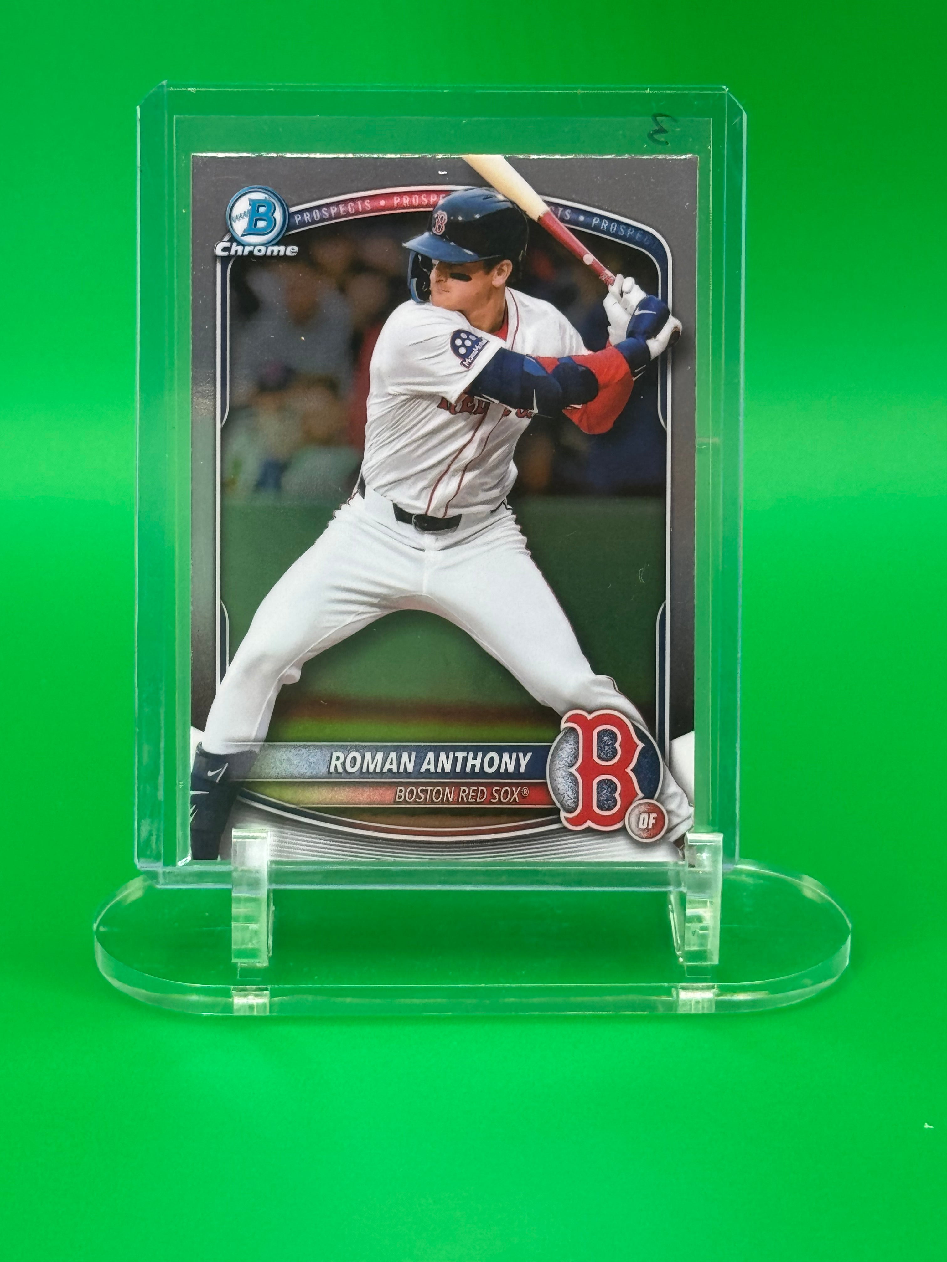 2025 Bowman Chrome ROMAN ANTHONY Boston Red Sox Prospect Card