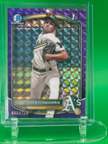 2025 Bowman Chrome Steven Echavarria Purple Refractor First Bowman #45/250 Athletics