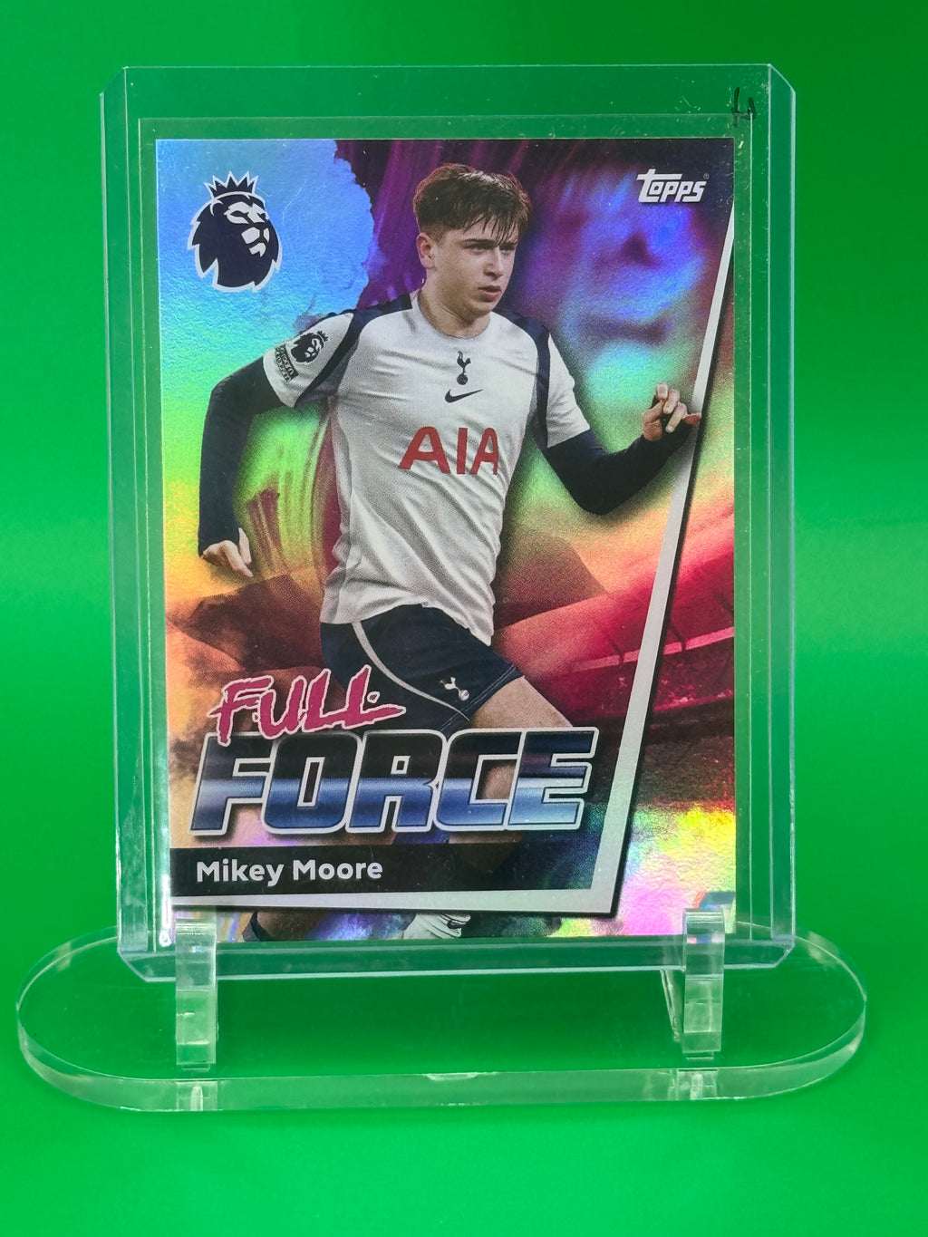2025 Topps Mikey Moore Full Force Refractor Insert Tottenham