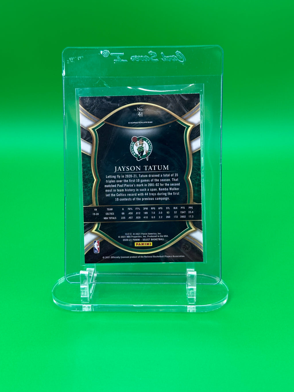 2021 Panini Select Jayson Tatum Concourse Boston Celtics