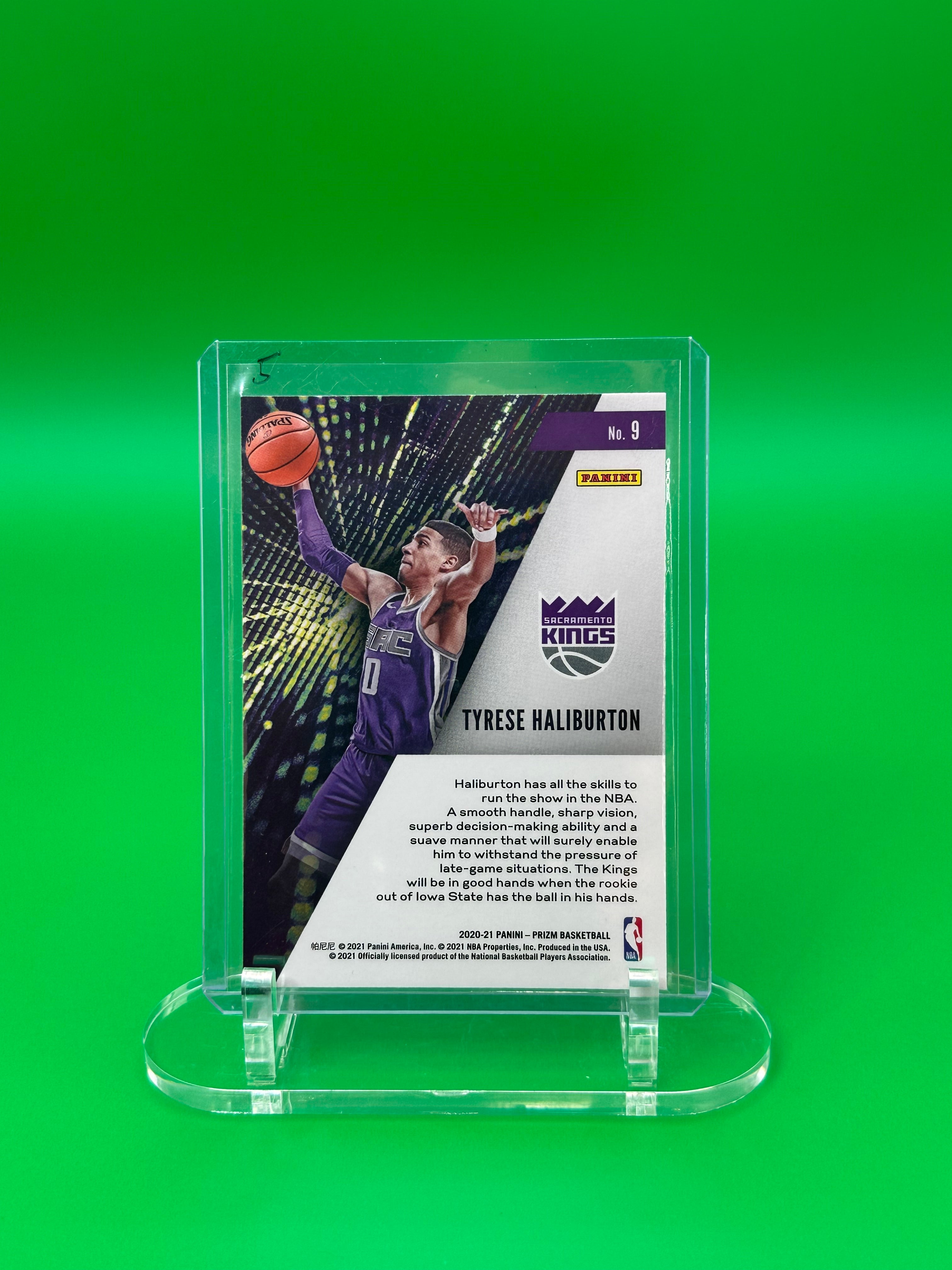2020-21 Panini Prizm Tyrese Haliburton Instant Impact Insert Rookie RC
