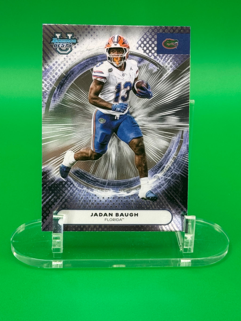 2025 Bowman Best U JADAN BAUGH Florida Gators Rookie Card
