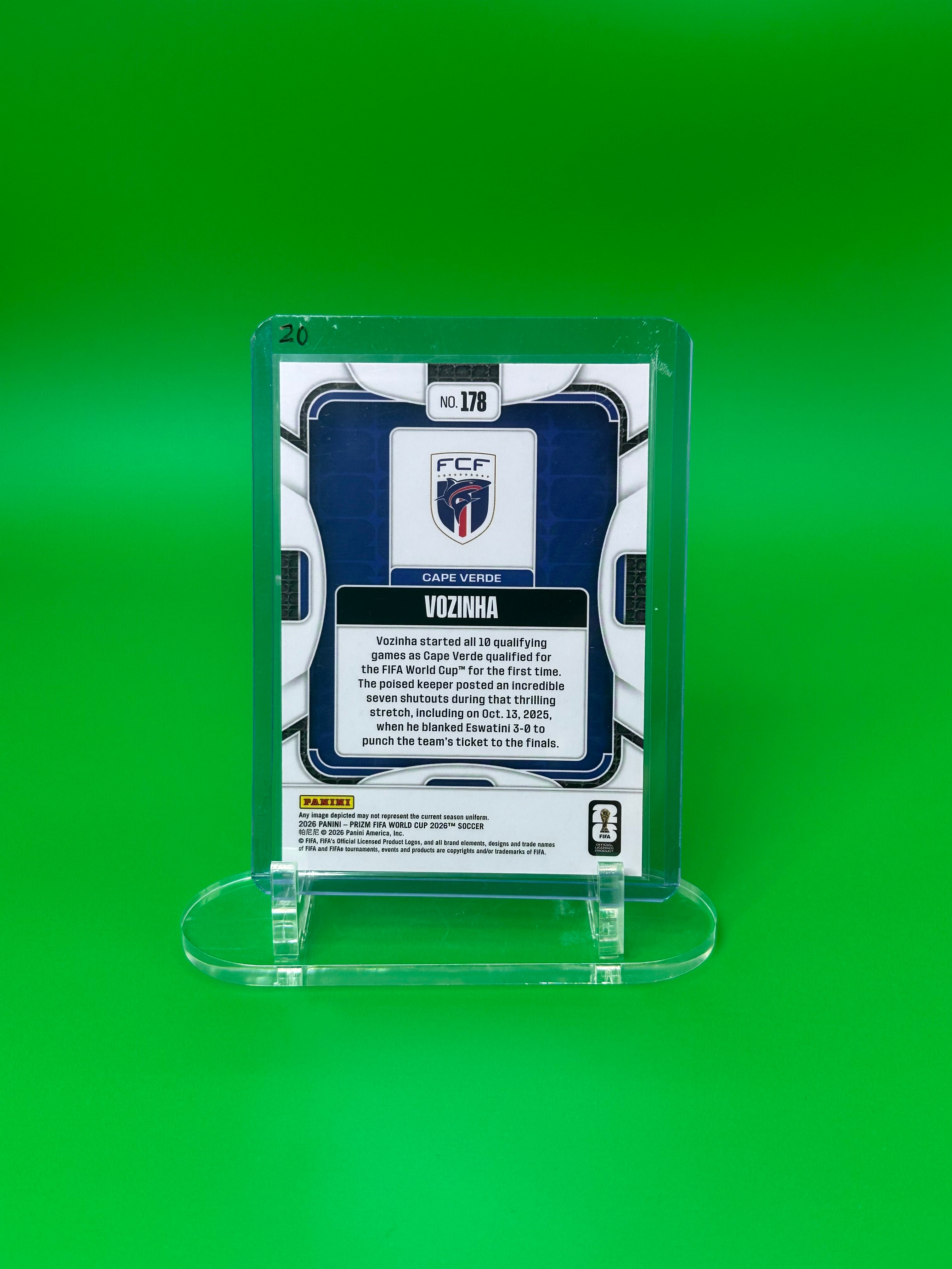 2026 Panini Prizm FIFA World Cup Vozinha Rookie