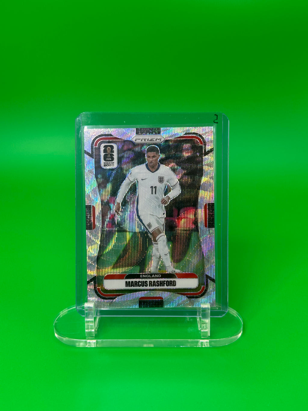 2026 Panini Prizm FIFA World Cup Marcus Rashford Wave Prizm