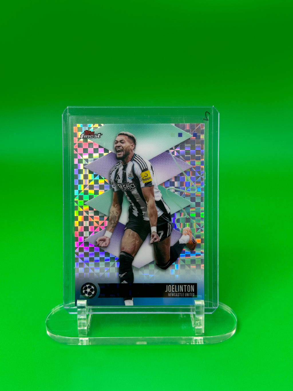 2025-26 Topps Finest UEFA Joelinton Rare X-Fractor