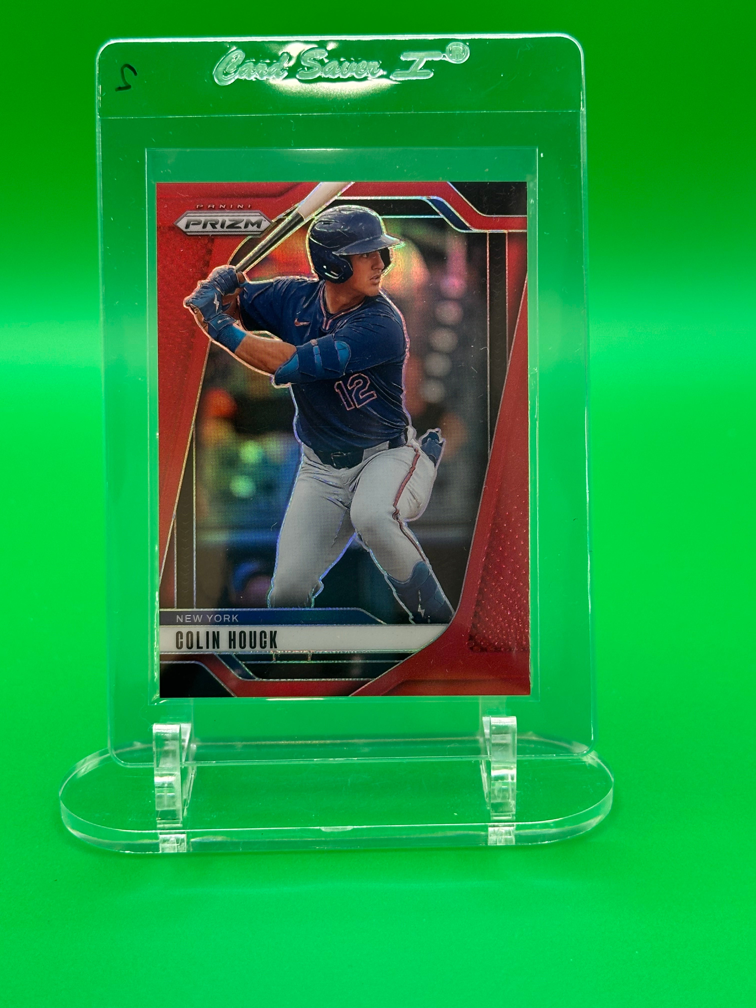 Colin Houck 2025 Panini Prizm Red Refractor #247/299 Baseball Card