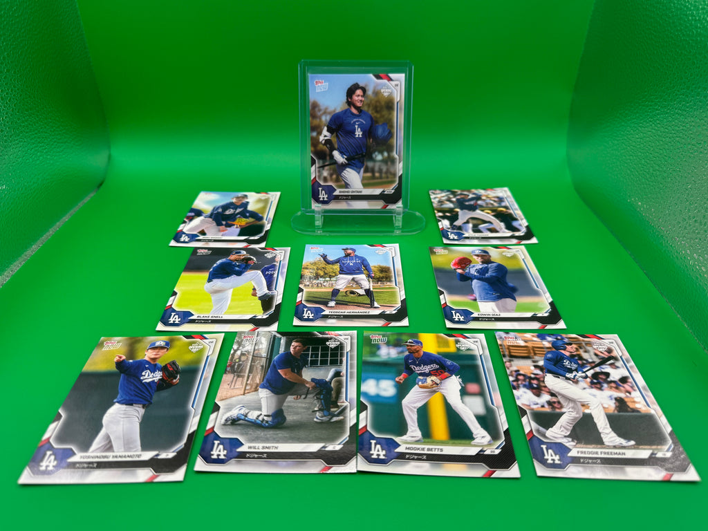 2026 Los Angeles Dodgers MLB Topps NOW® Road To Opening Day 10-Card Team Set - Japan Edition