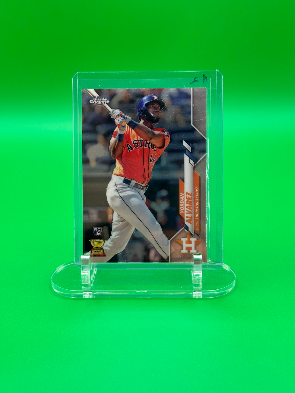 Yordan Alvarez 2020 Topps Chrome Rookie Cup Baseball Card