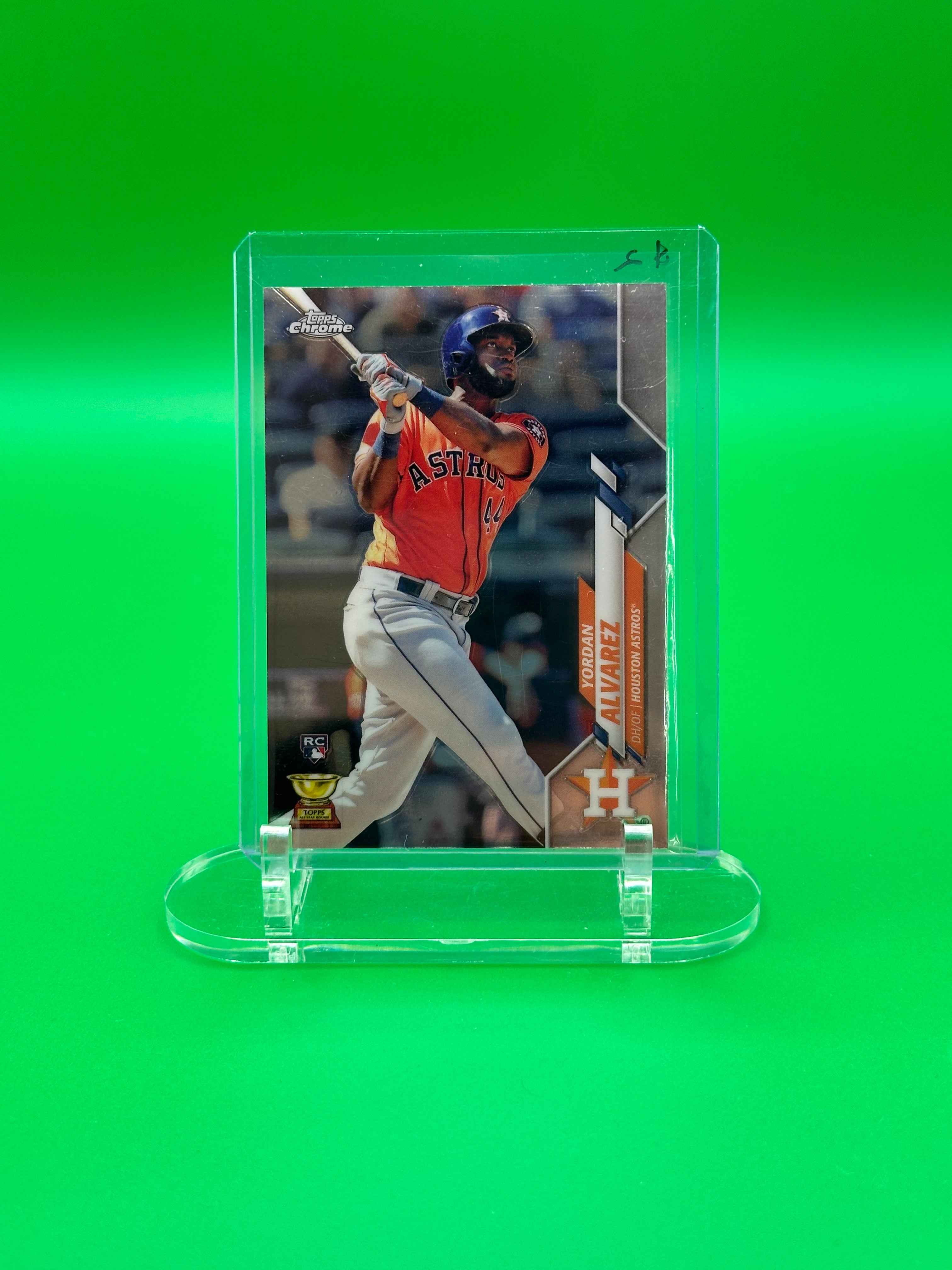 Yordan Alvarez 2020 Topps Chrome Rookie Cup Baseball Card