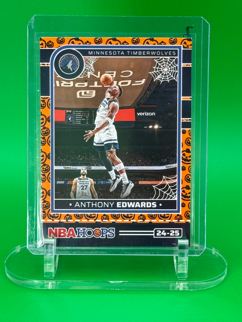 2024-25 Panini NBA Hoops Haunted Hoops – Anthony Edwards Halloween Parallel