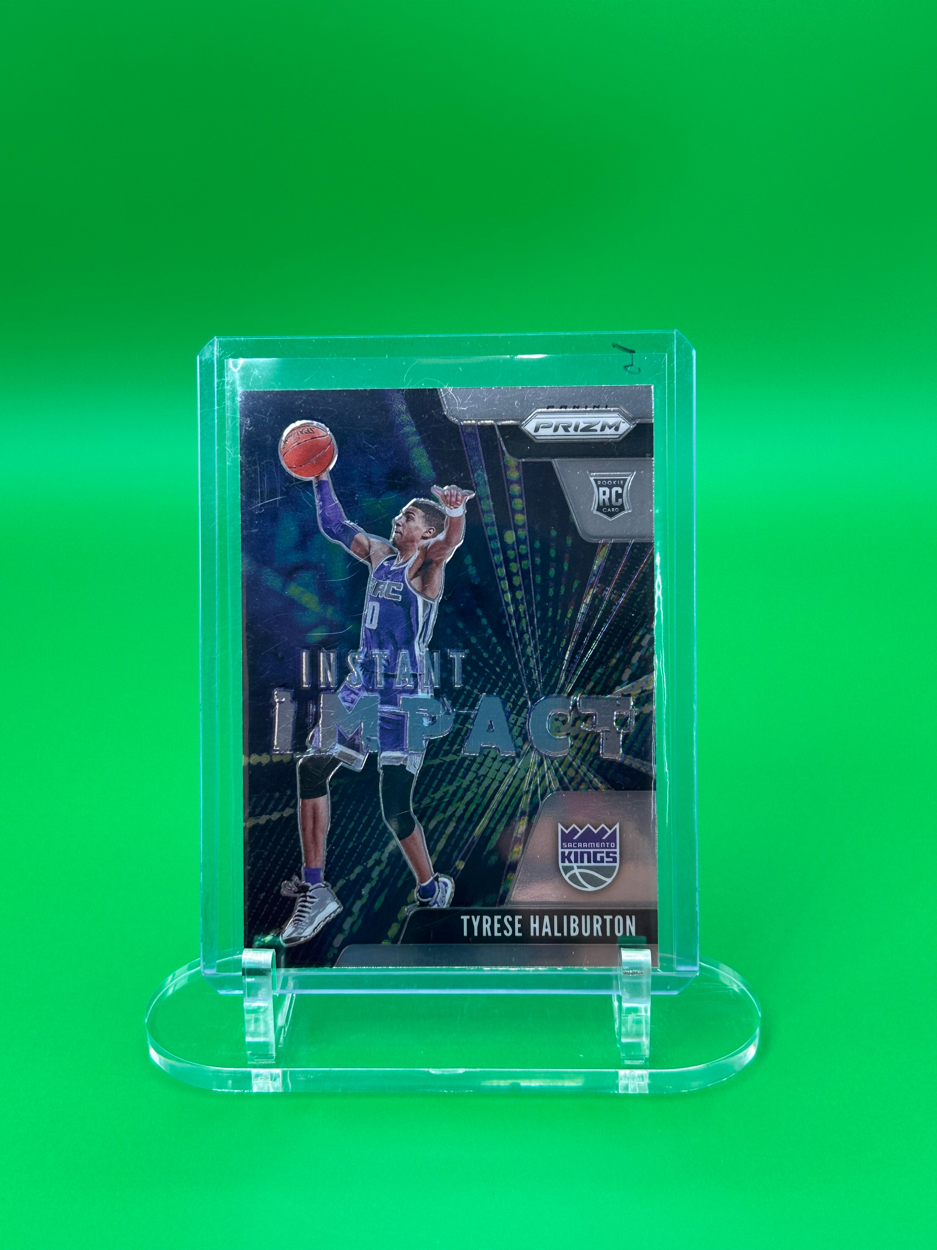 2020-21 Panini Prizm Tyrese Haliburton Instant Impact Insert Rookie RC