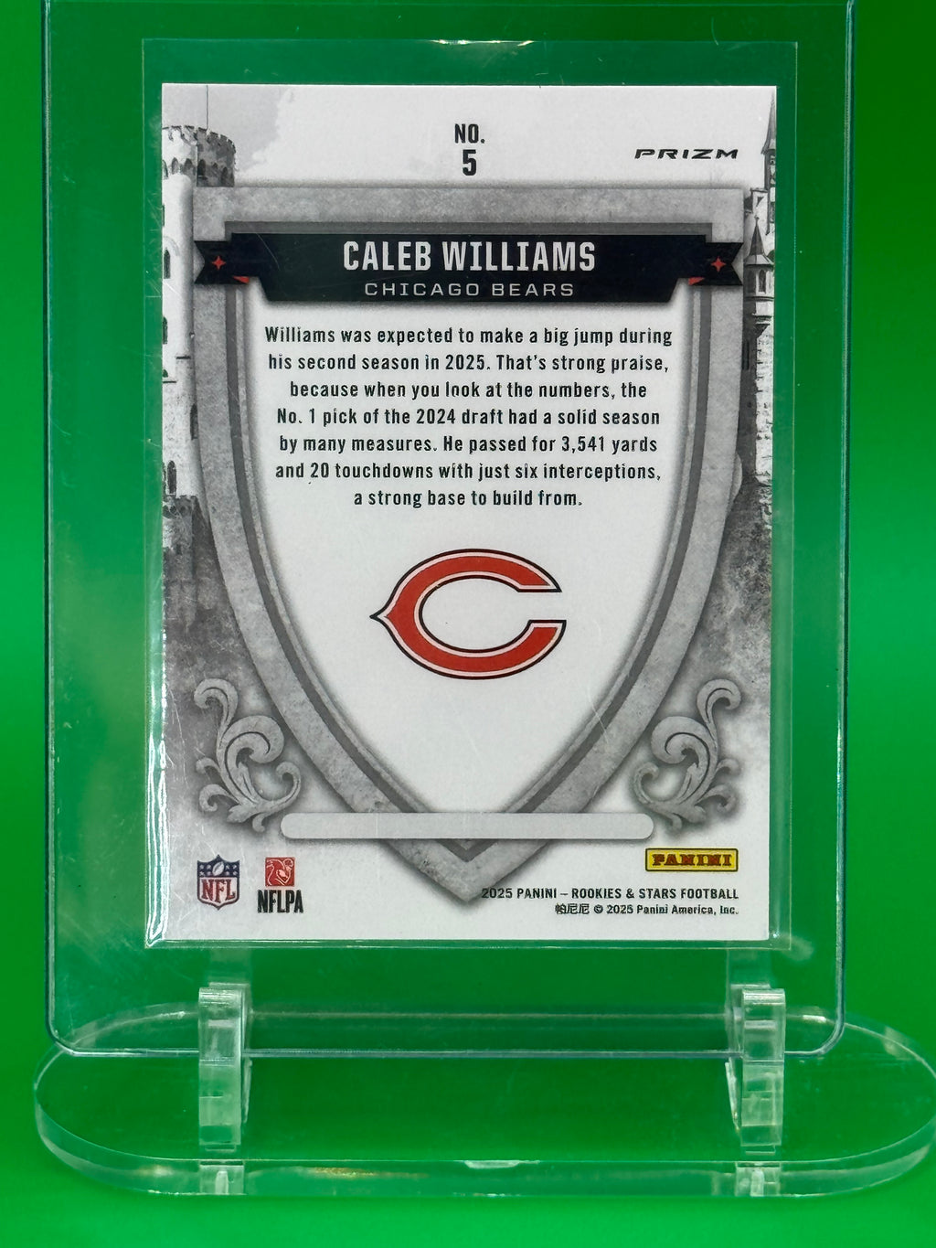 2025 Panini Rookie & Stars Caleb Williams Crusade Rookie RC Chicago Bears