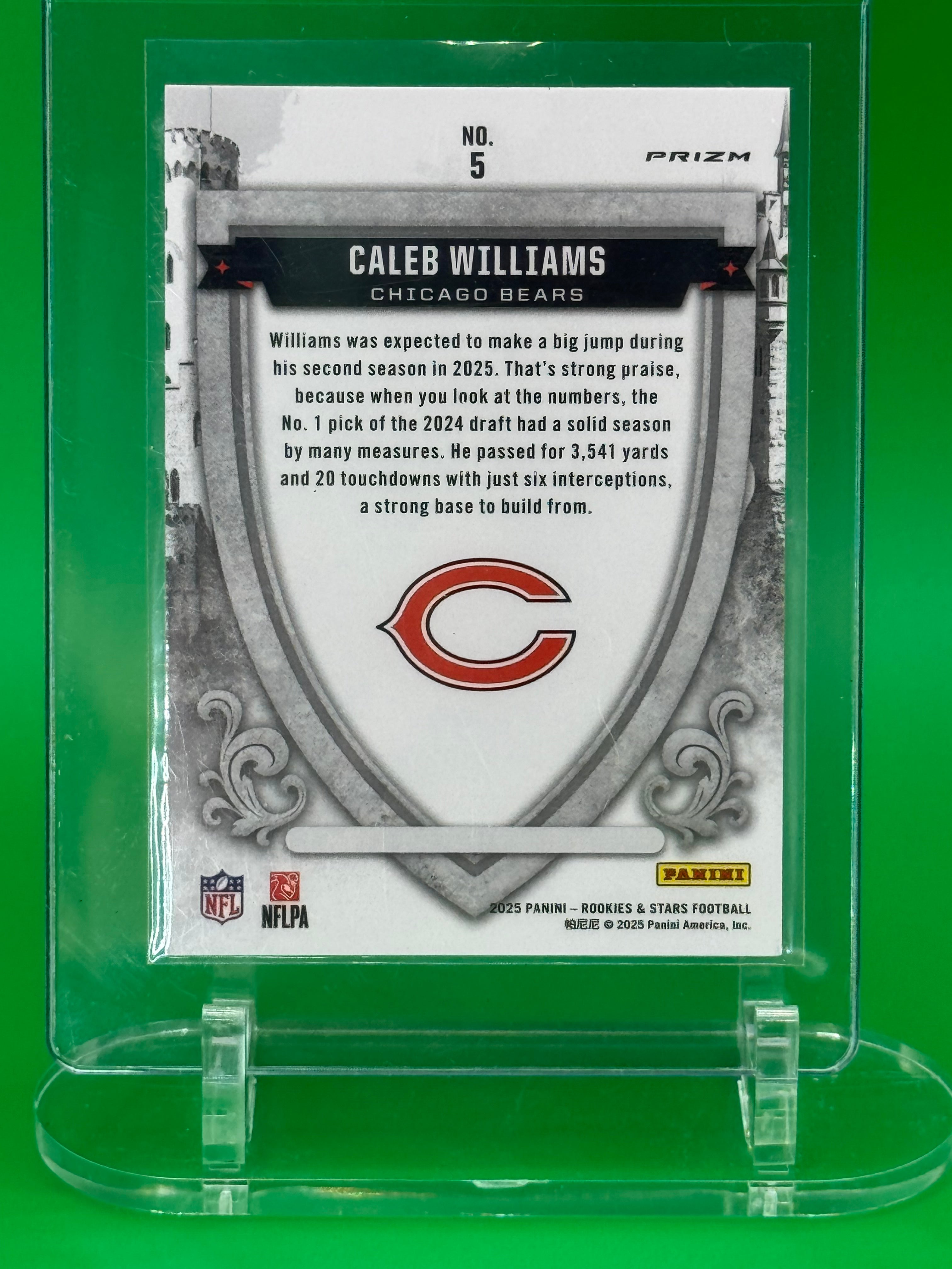 2025 Panini Rookie & Stars Caleb Williams Crusade Rookie RC Chicago Bears