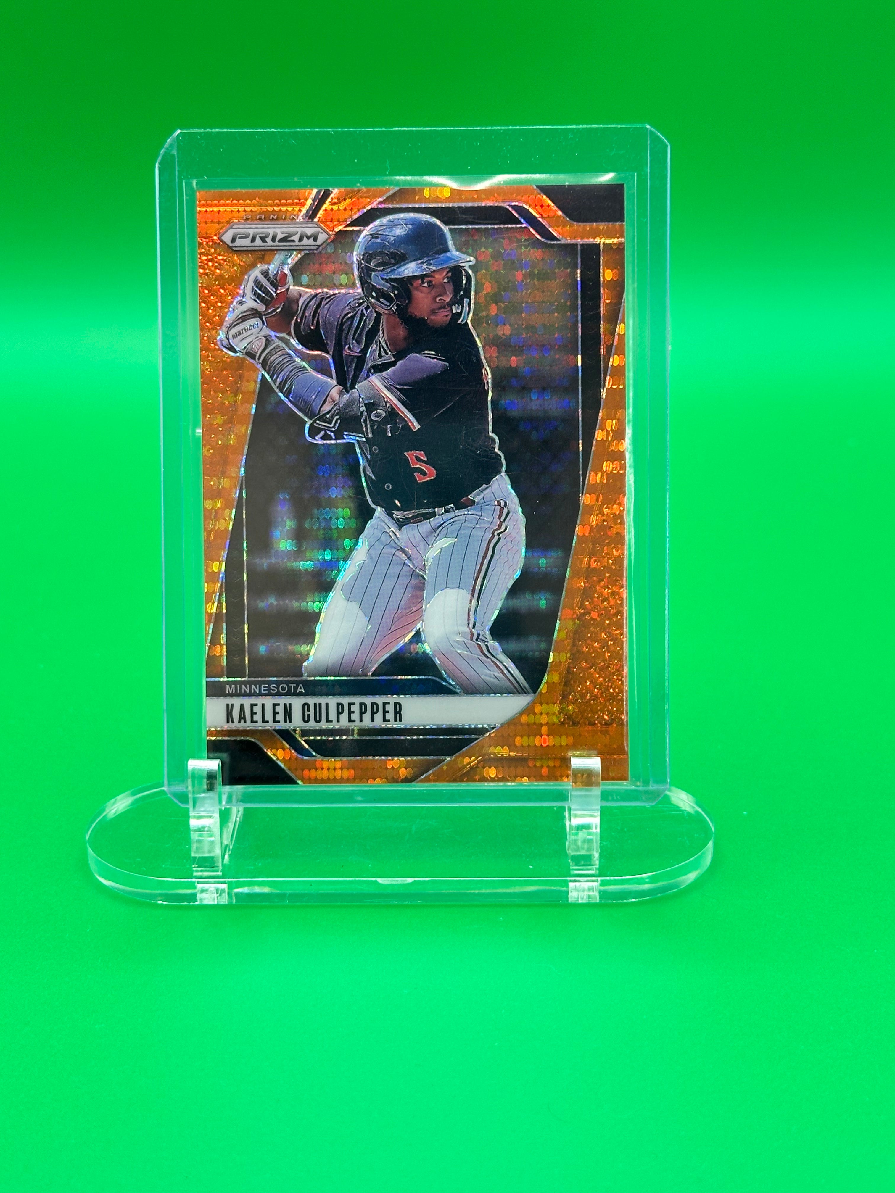 Kaelen Culpepper 2025 Panini Prizm Orange Pulsar #56/399 Baseball Card
