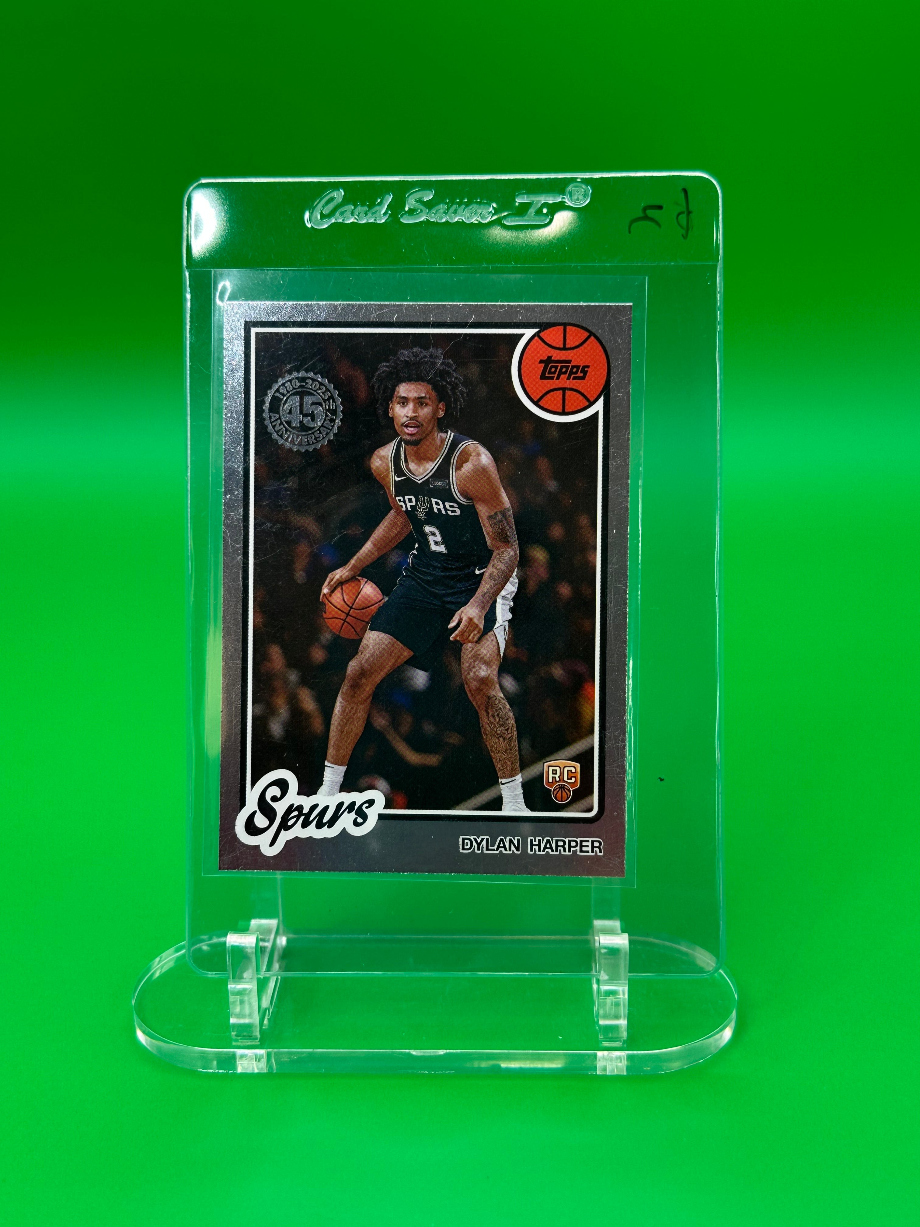 2025 Topps Dylan Harper 45th Anniversary Rookie RC San Antonio Spurs