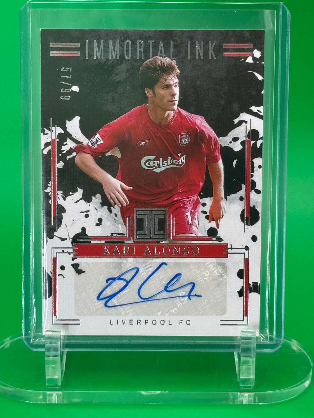 2024-25 Panini Impeccable Xabi Alonso Auto 57/99