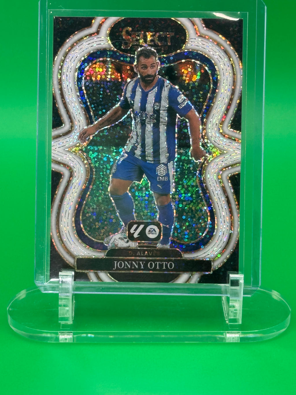 2025-26 Panini Select La Liga White Sparkle Limited Release JONNY OTTO Mezzanine Deportivo Alavés EA Sports FC