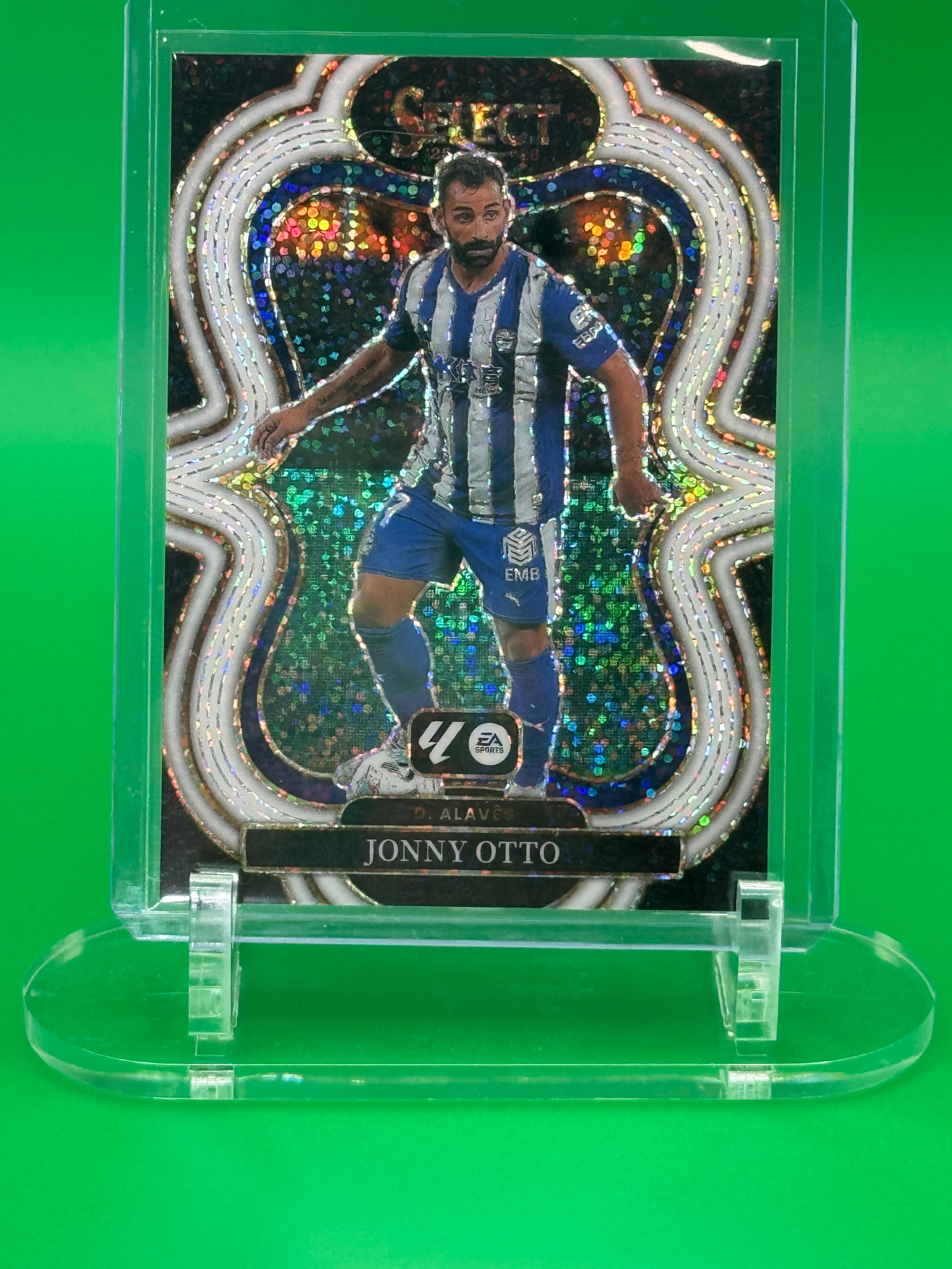 2025-26 Panini Select La Liga White Sparkle Limited Release JONNY OTTO Mezzanine Deportivo Alavés EA Sports FC