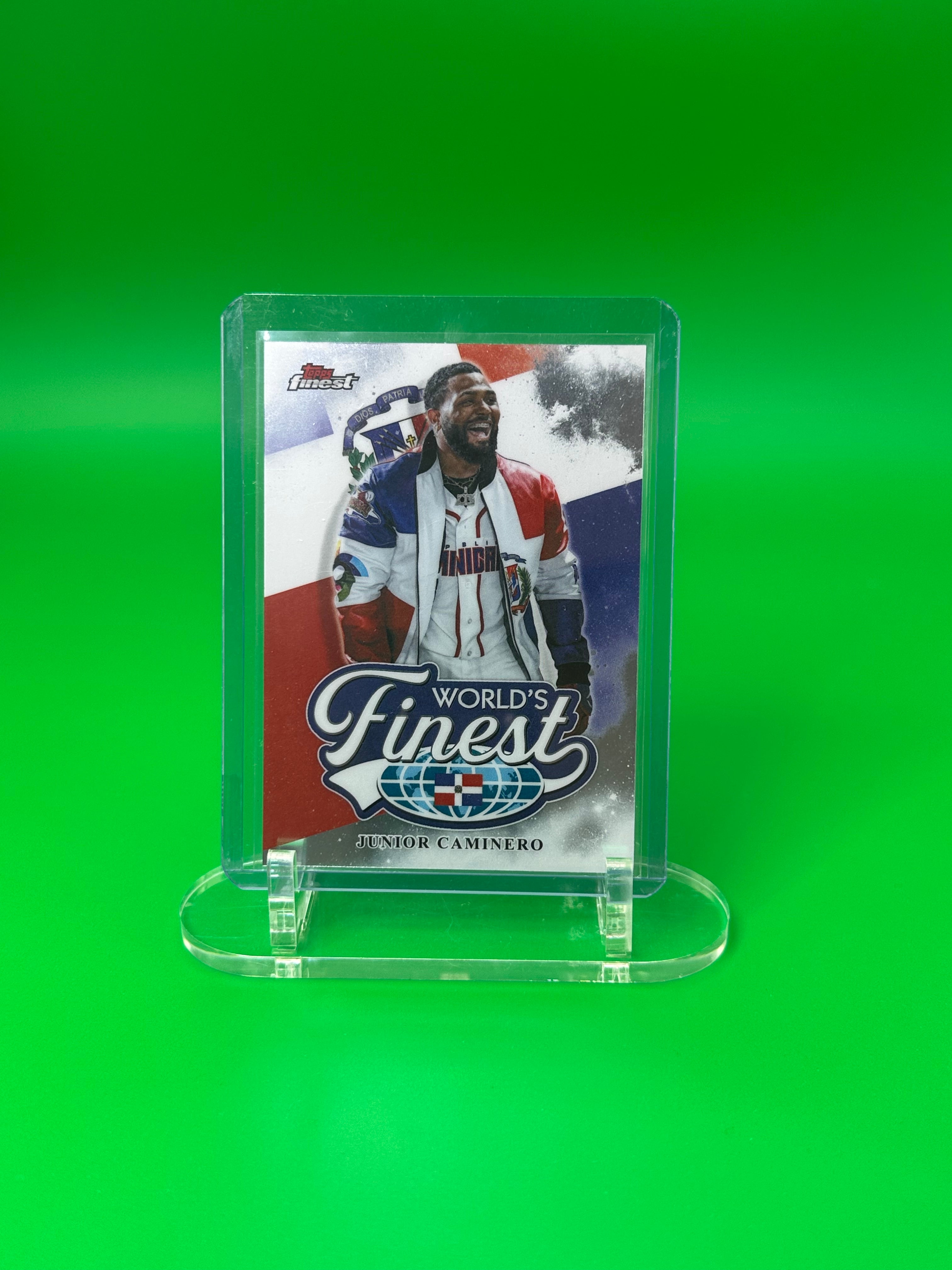 2026 Topps Finest Junior Caminero World's Finest