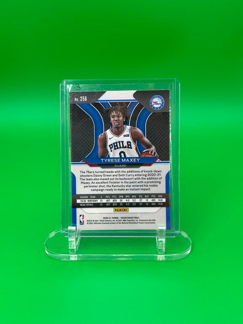 2021 Panini Prizm Tyrese Maxey Rookie RC Philadelphia 76ers