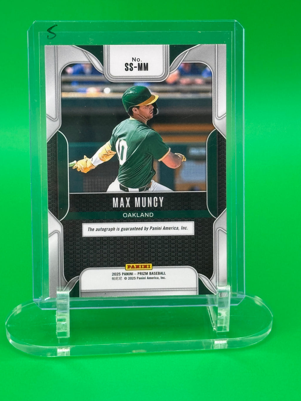 2025 Panini Prizm Sensational Signatures MAX MUNCY RC Auto Oakland Athletics Rookie