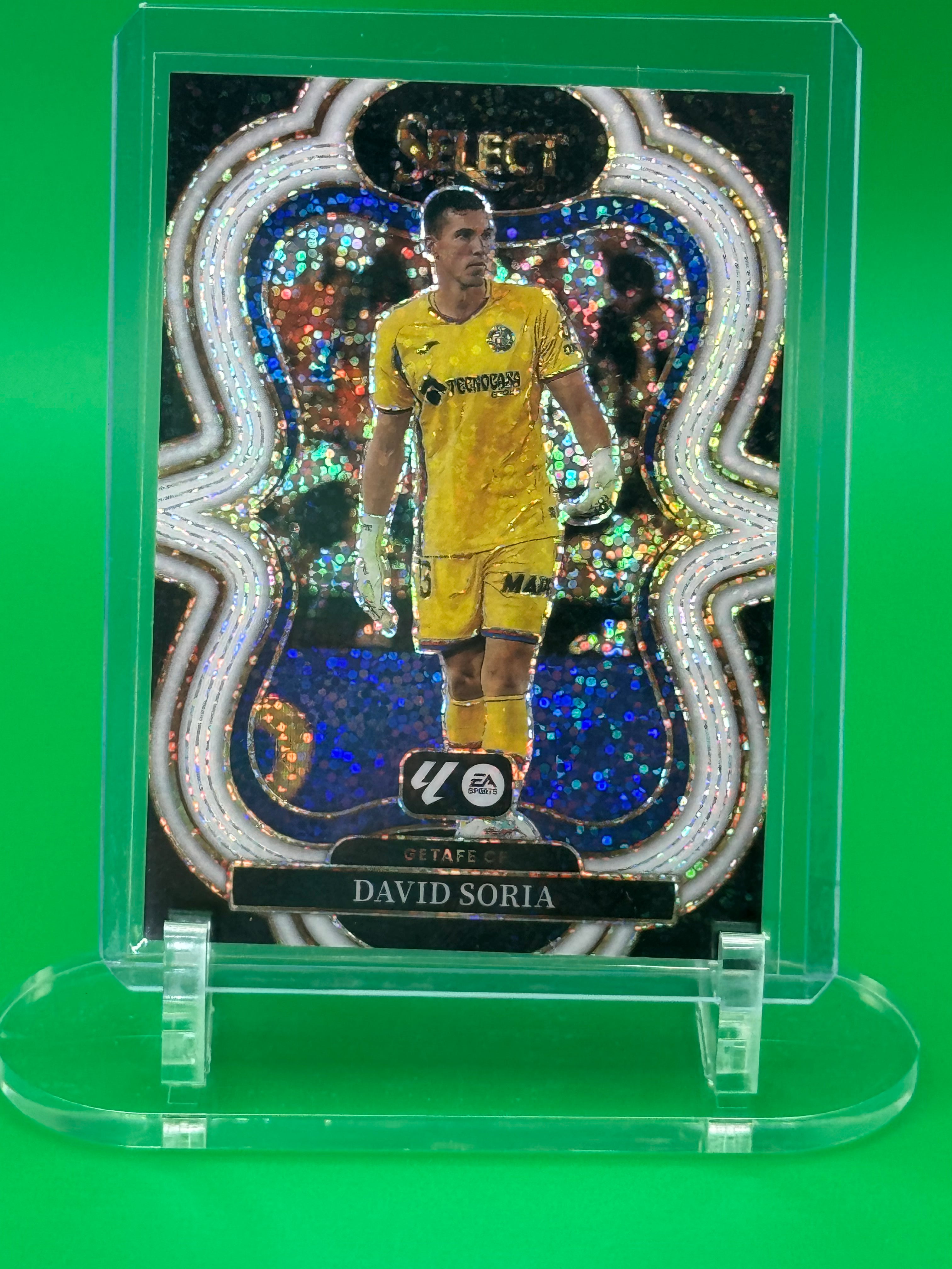 2025-26 Panini Select La Liga White Sparkle Limited Release DAVID SORIA Mezzanine Getafe CF EA Sports FC