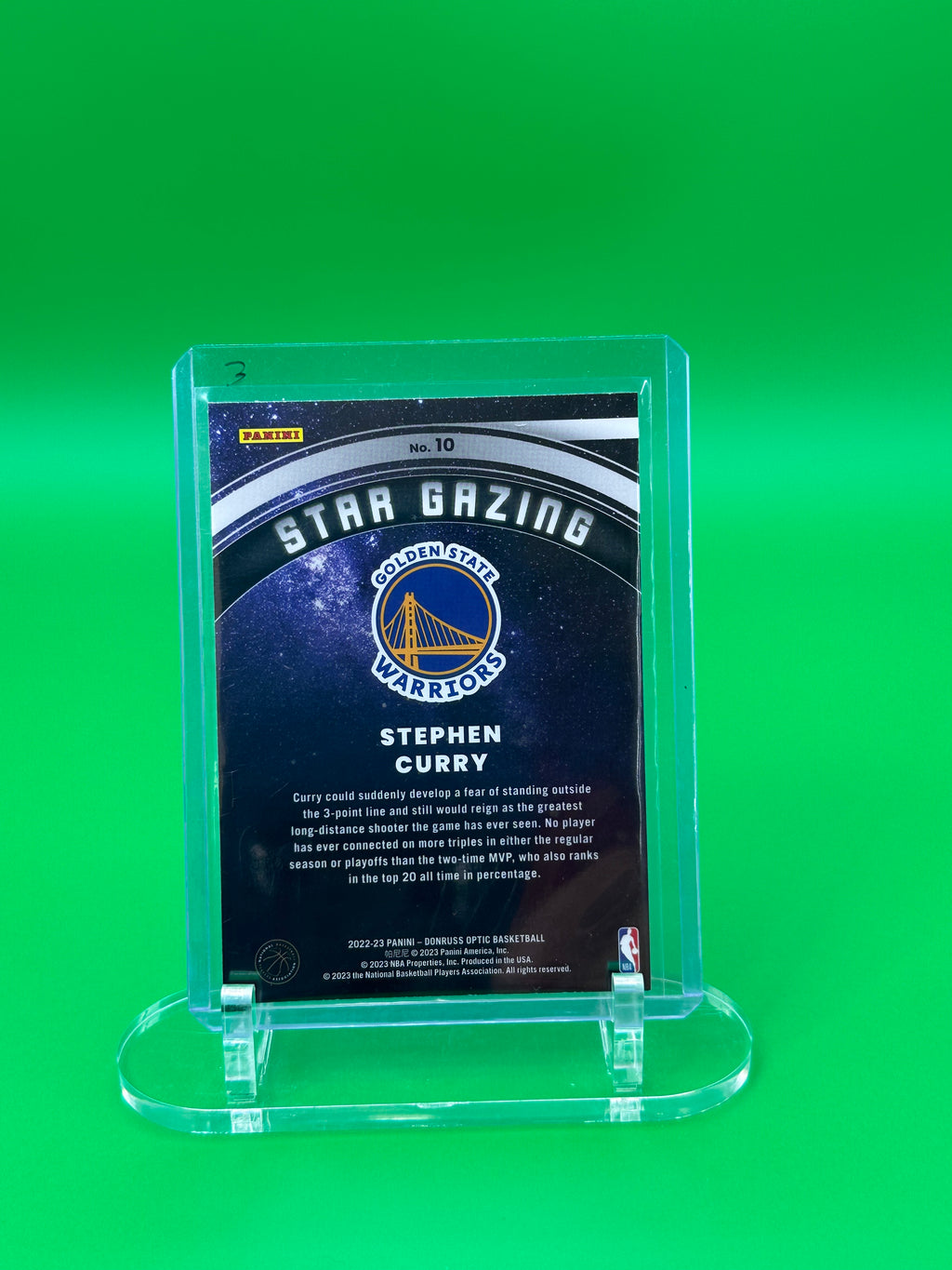 2022-23 Donruss Optic Stephen Curry Star Gazing Insert Golden State Warriors