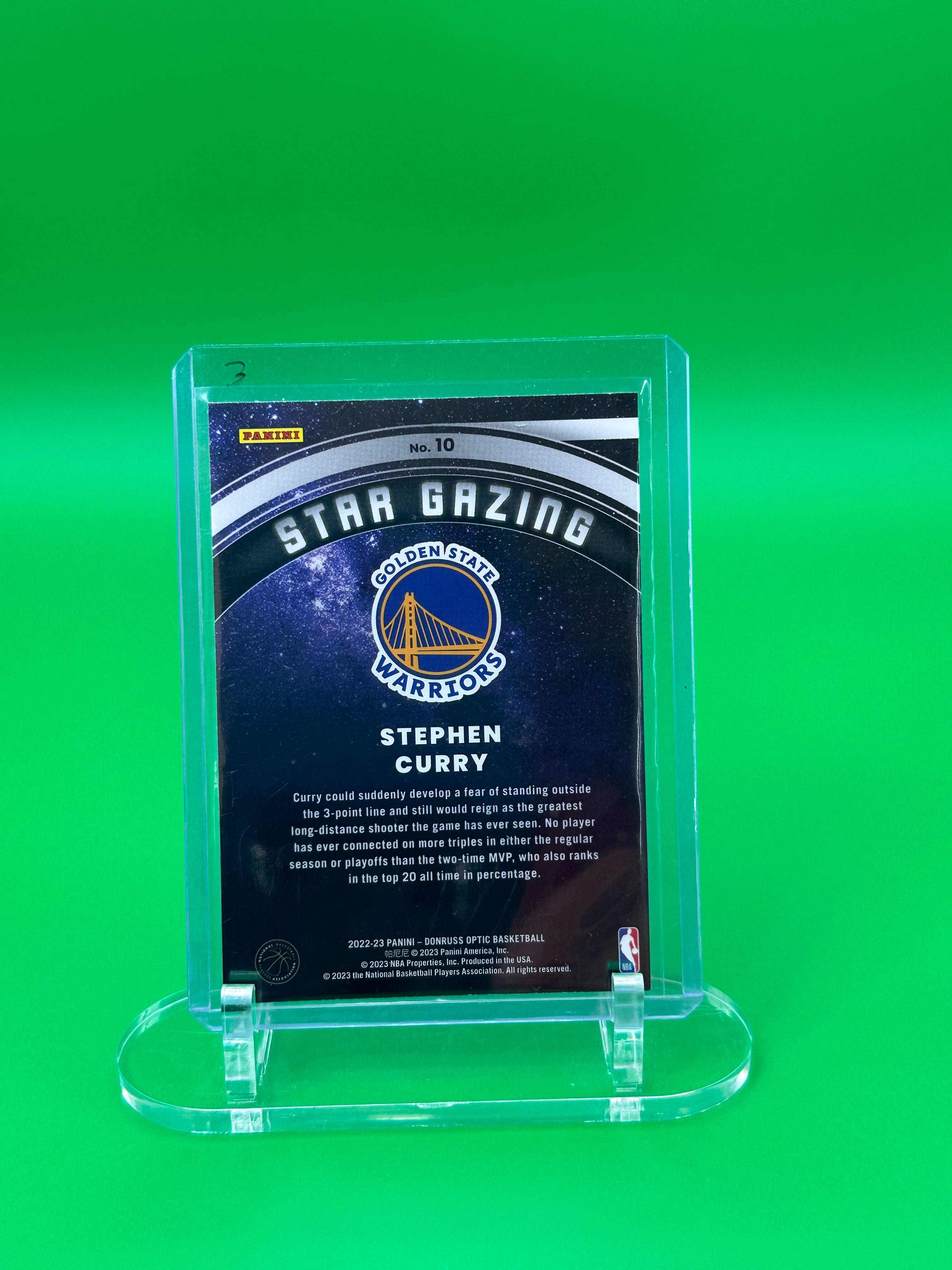 2022-23 Donruss Optic Stephen Curry Star Gazing Insert Golden State Warriors