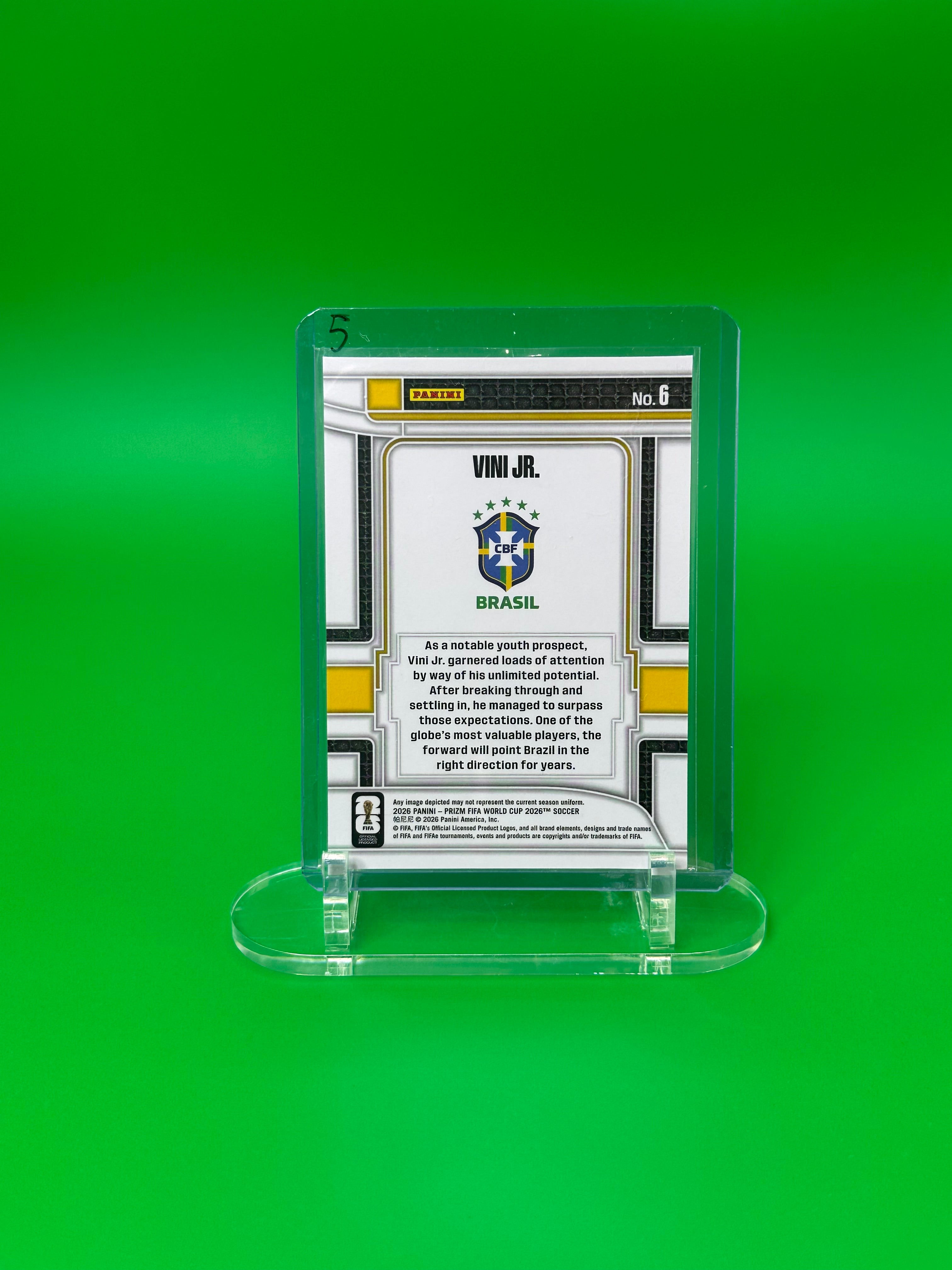 2026 Panini Prizm FIFA World Cup Vinícius Júnior Scorers Club