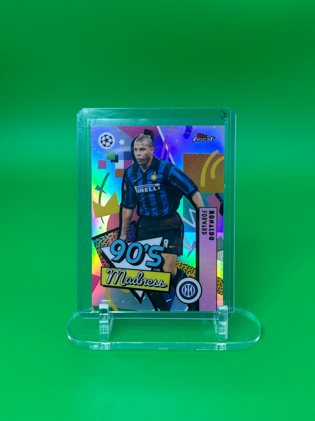 2025-26 Topps Finest UEFA Ronaldo 90's Madness Refractor