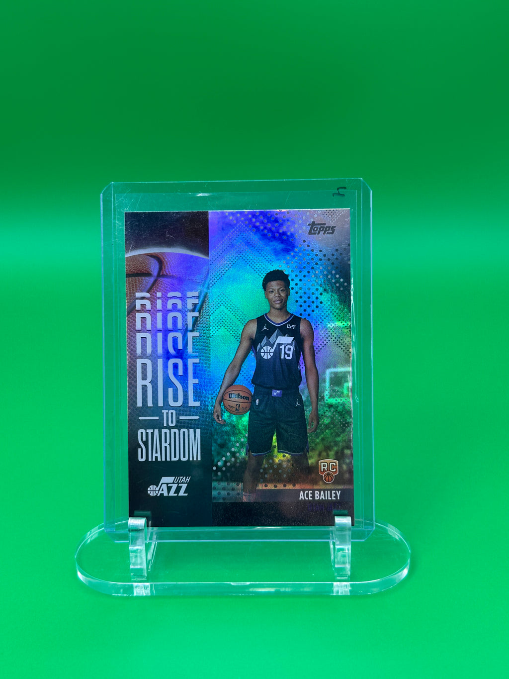 2025 Topps Ace Bailey Rise to Stardom Insert Rookie RC Utah Jazz