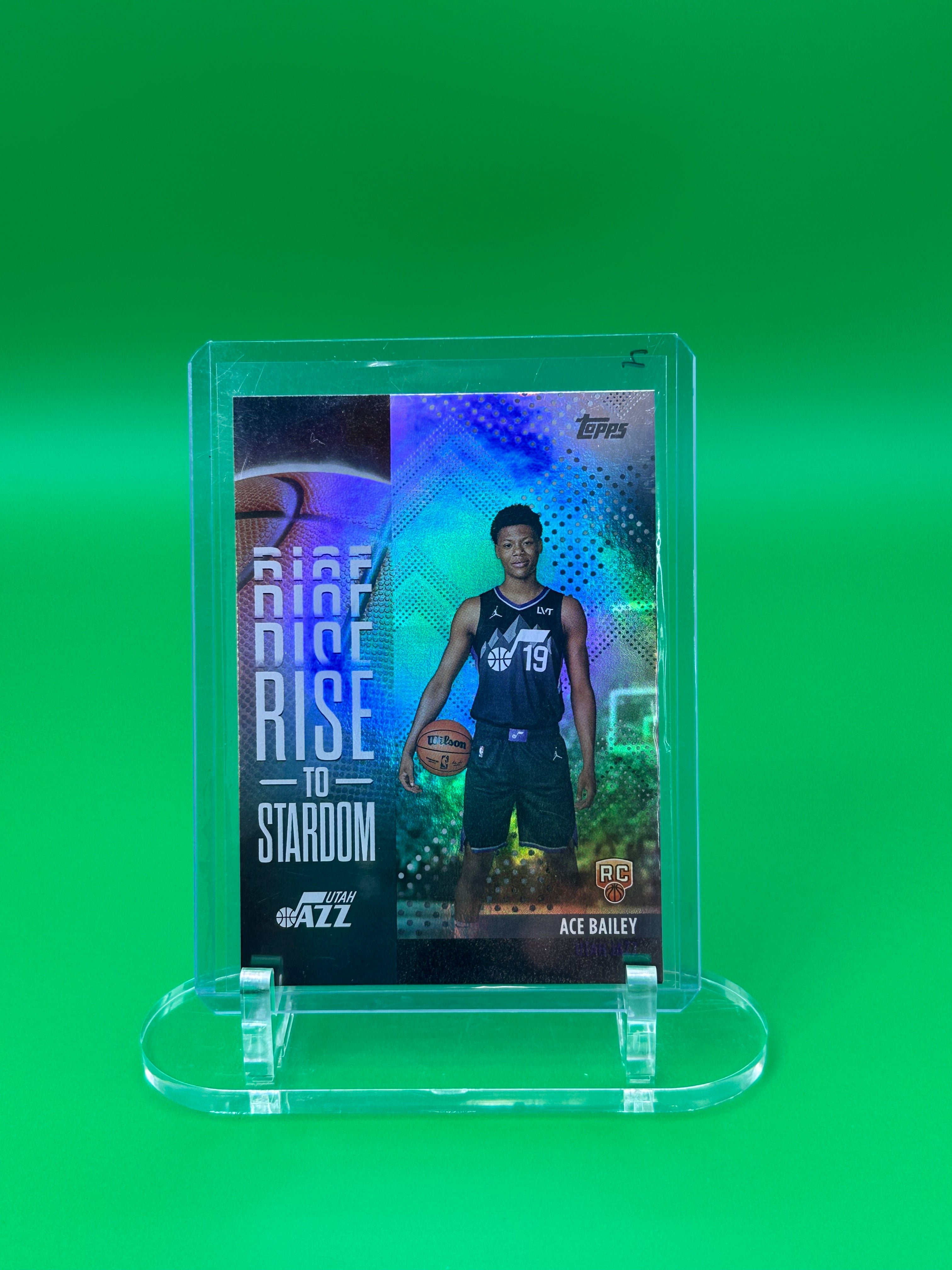 2025 Topps Ace Bailey Rise to Stardom Insert Rookie RC Utah Jazz