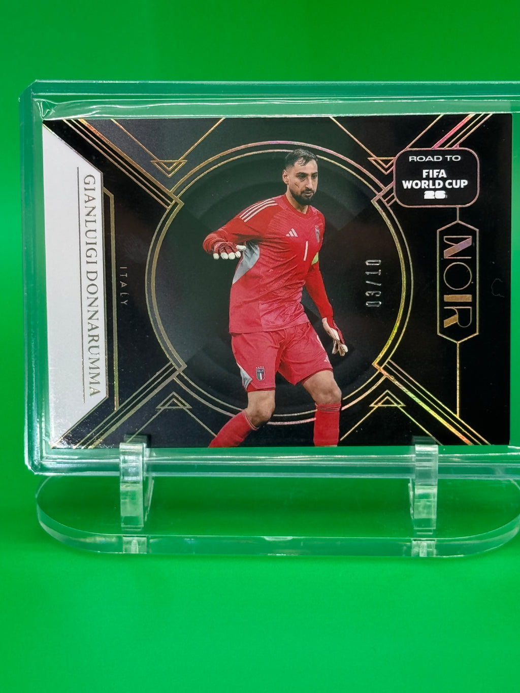 GIANLUIGI DONNARUMMA 2025 PANINI NOIR COPPER PARALLEL 03/10 ITALY