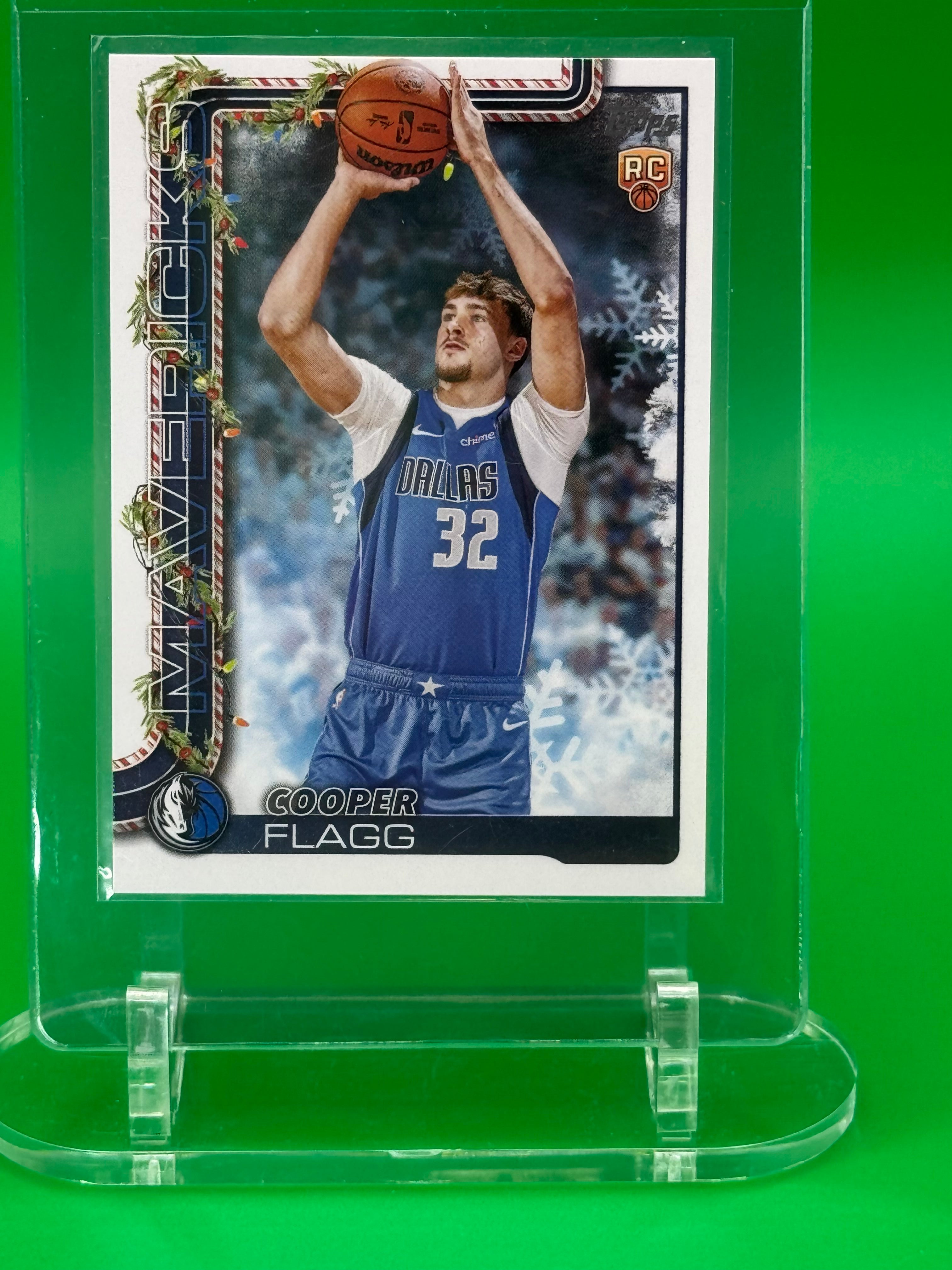 2024-25 Topps Cooper Flagg Rookie Dallas Mavericks Holiday
