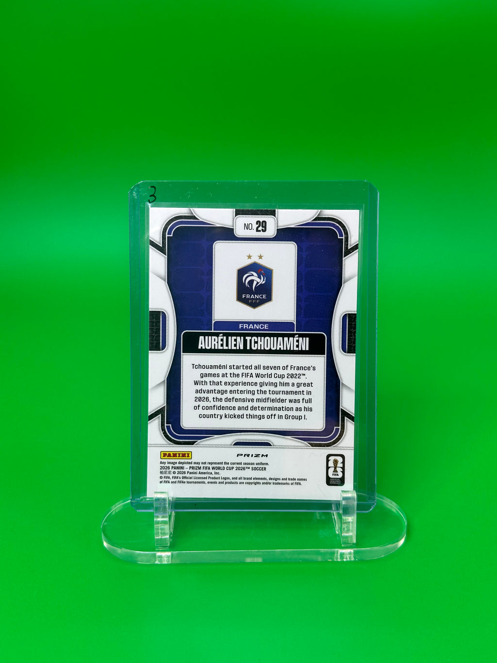 2026 Panini Prizm FIFA World Cup Aurélien Tchouaméni Wave Prizm