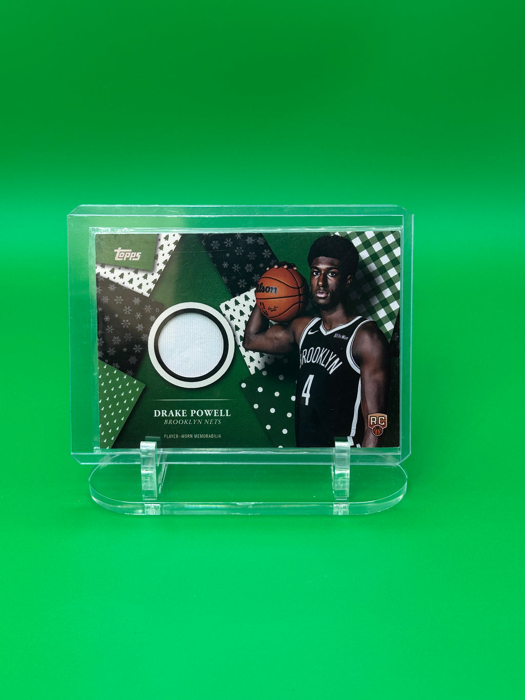 2025 Topps Drake Powell Rookie Relic Patch RC Brooklyn Nets