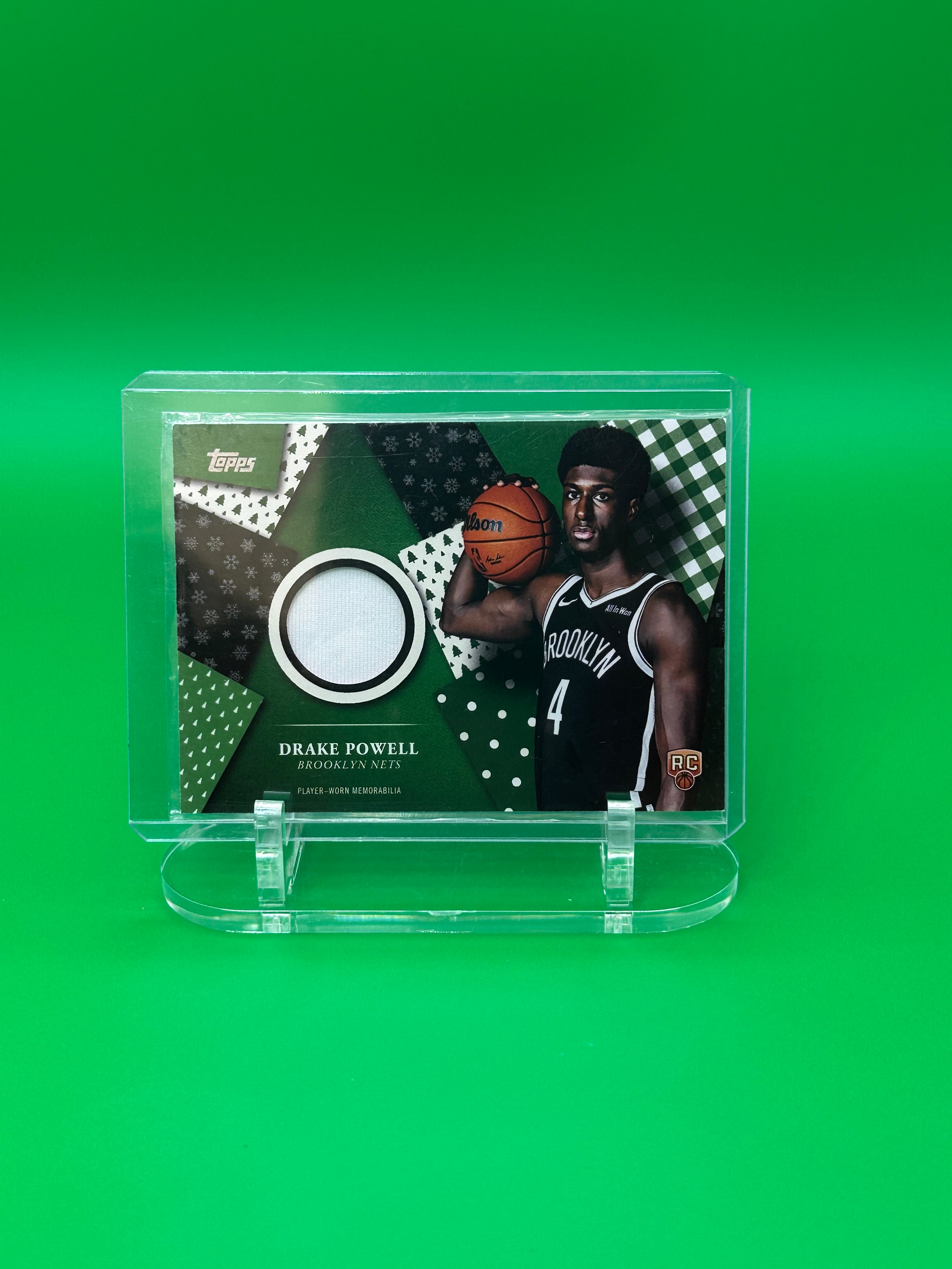 2025 Topps Drake Powell Rookie Relic Patch RC Brooklyn Nets