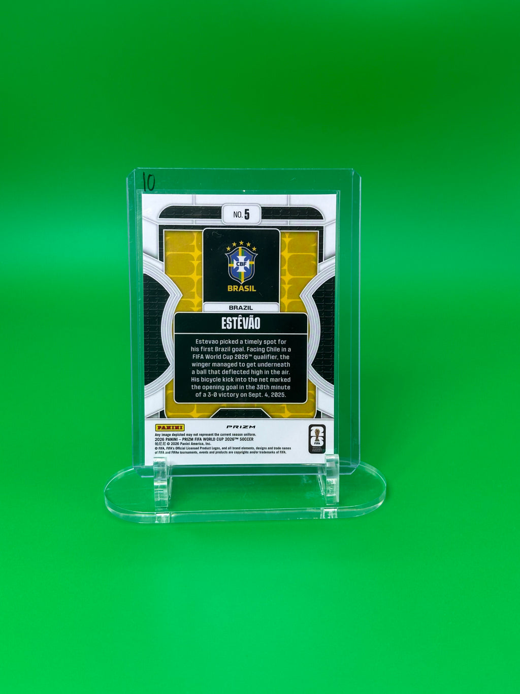 2026 Panini Prizm FIFA World Cup Estêvão Phenomenon