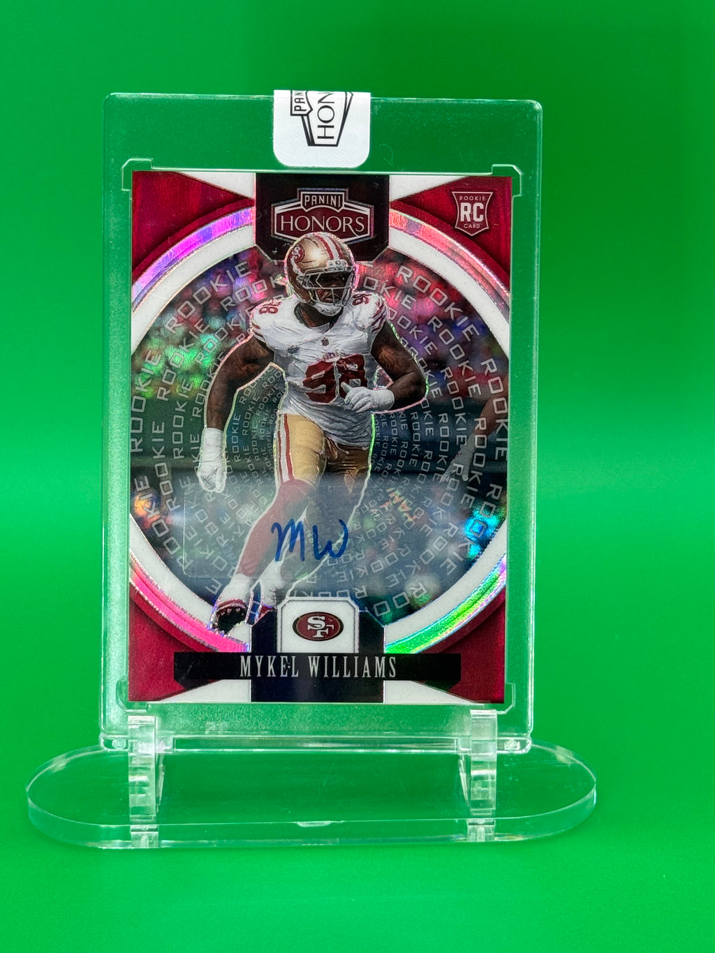 2025 Panini Honors Mykel Williams Auto #23/49